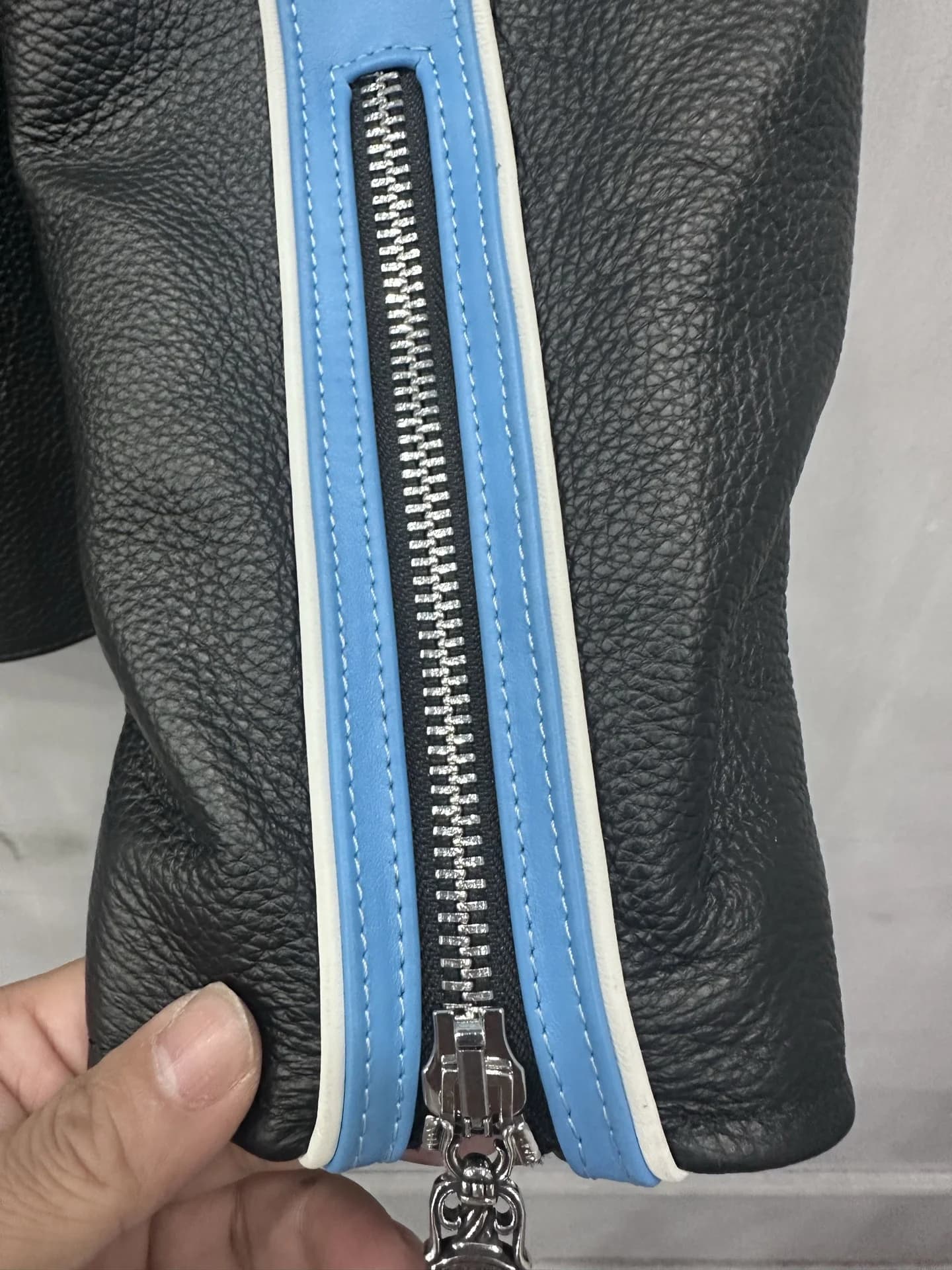 Chrome Hearts кожаная куртка