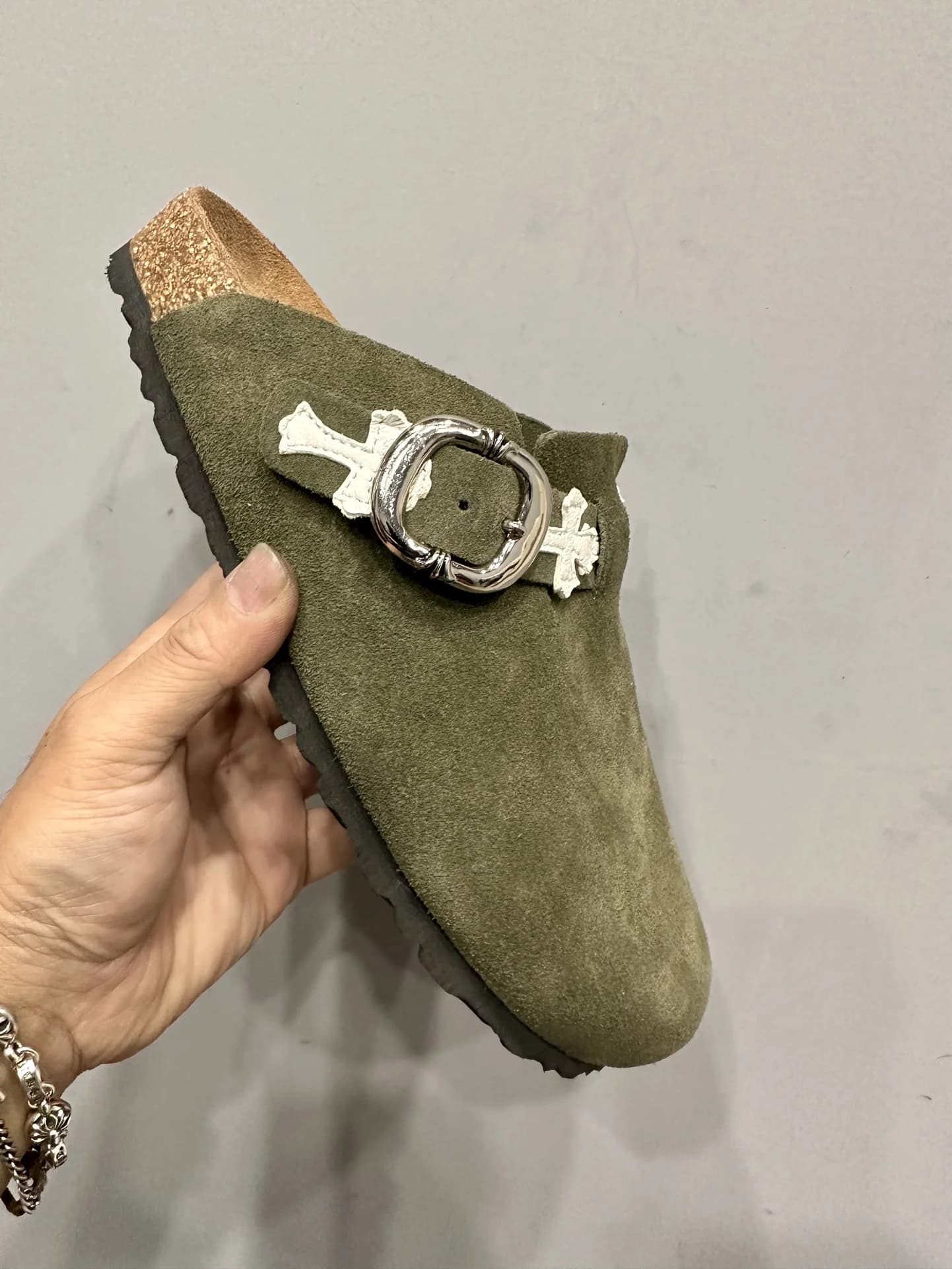 Сабо Chrome Hearts x Birkenstock Boston
