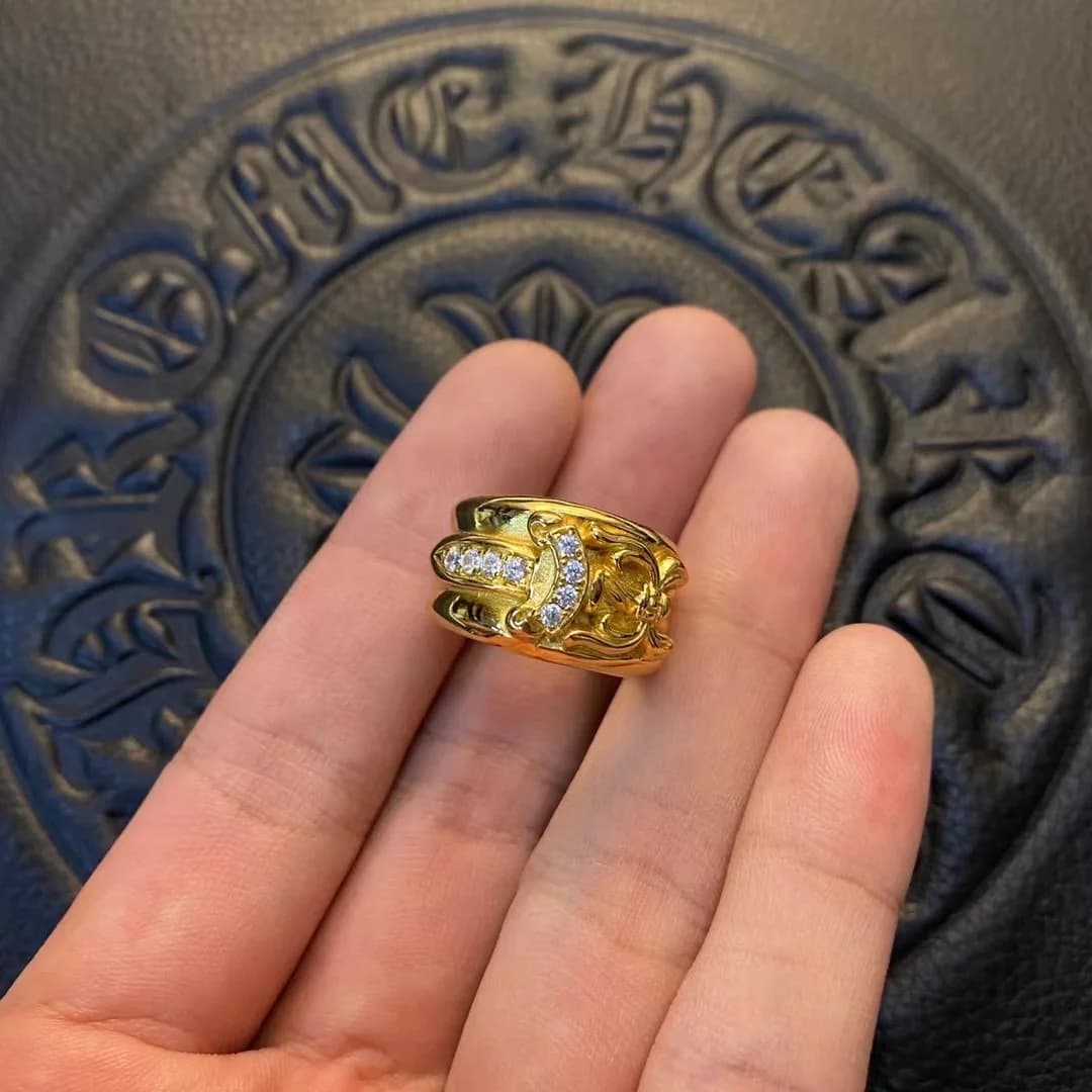 Dagger Кольцо Chrome Hearts