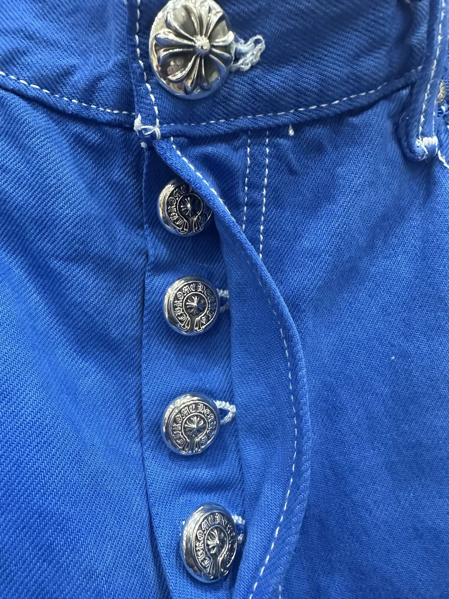 Металлические пуговицы-болты с гравировкой Chrome Hearts