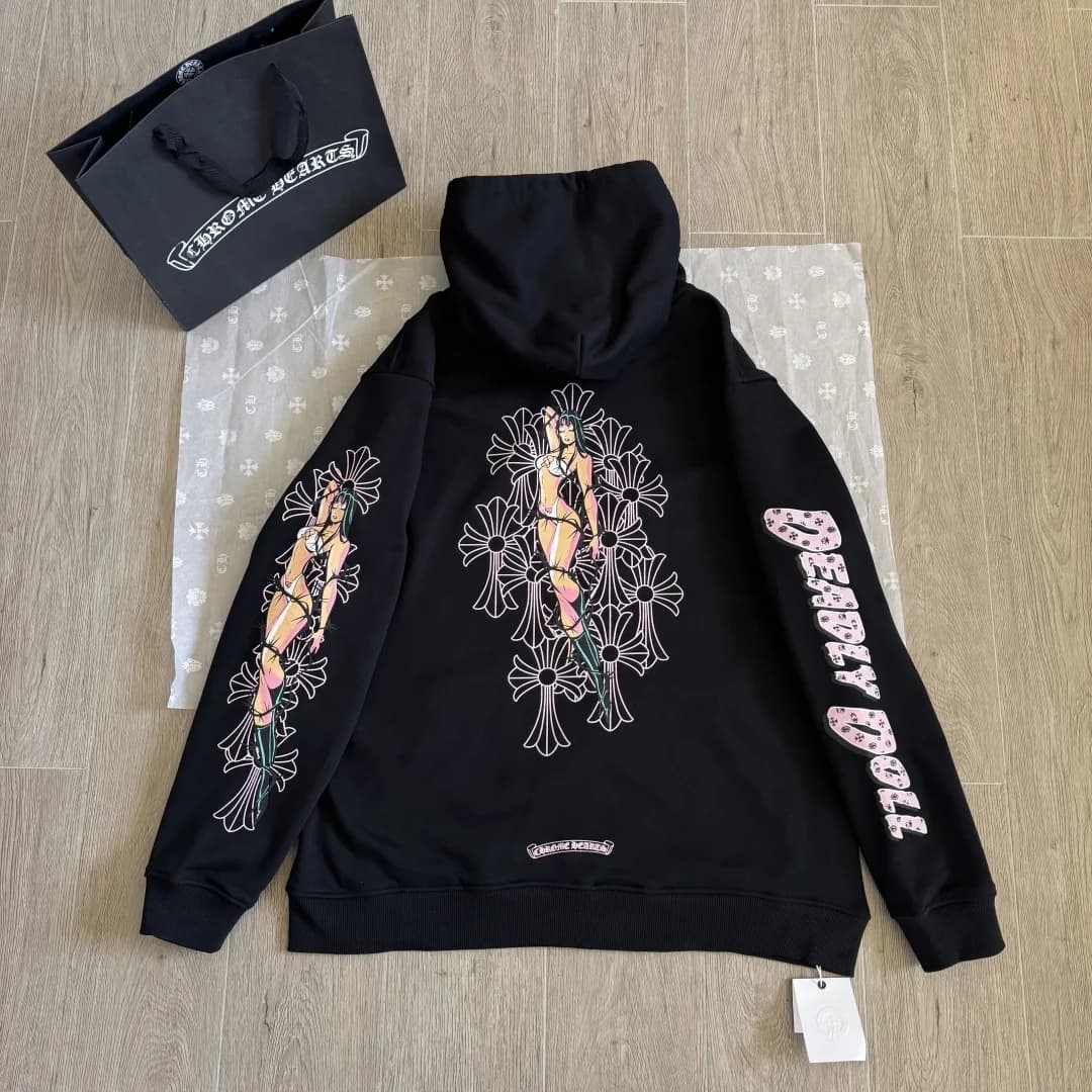 Chrome Hearts худи на молнии