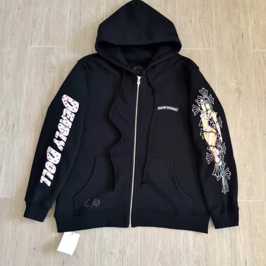 Chrome Hearts худи на молнии