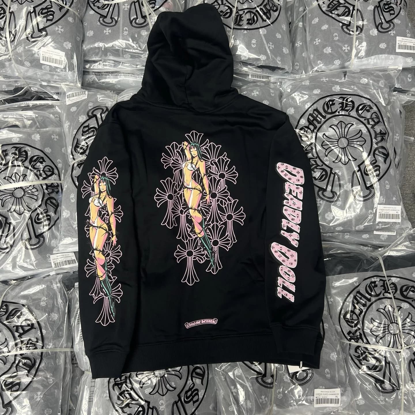 Chrome Hearts худи на молнии