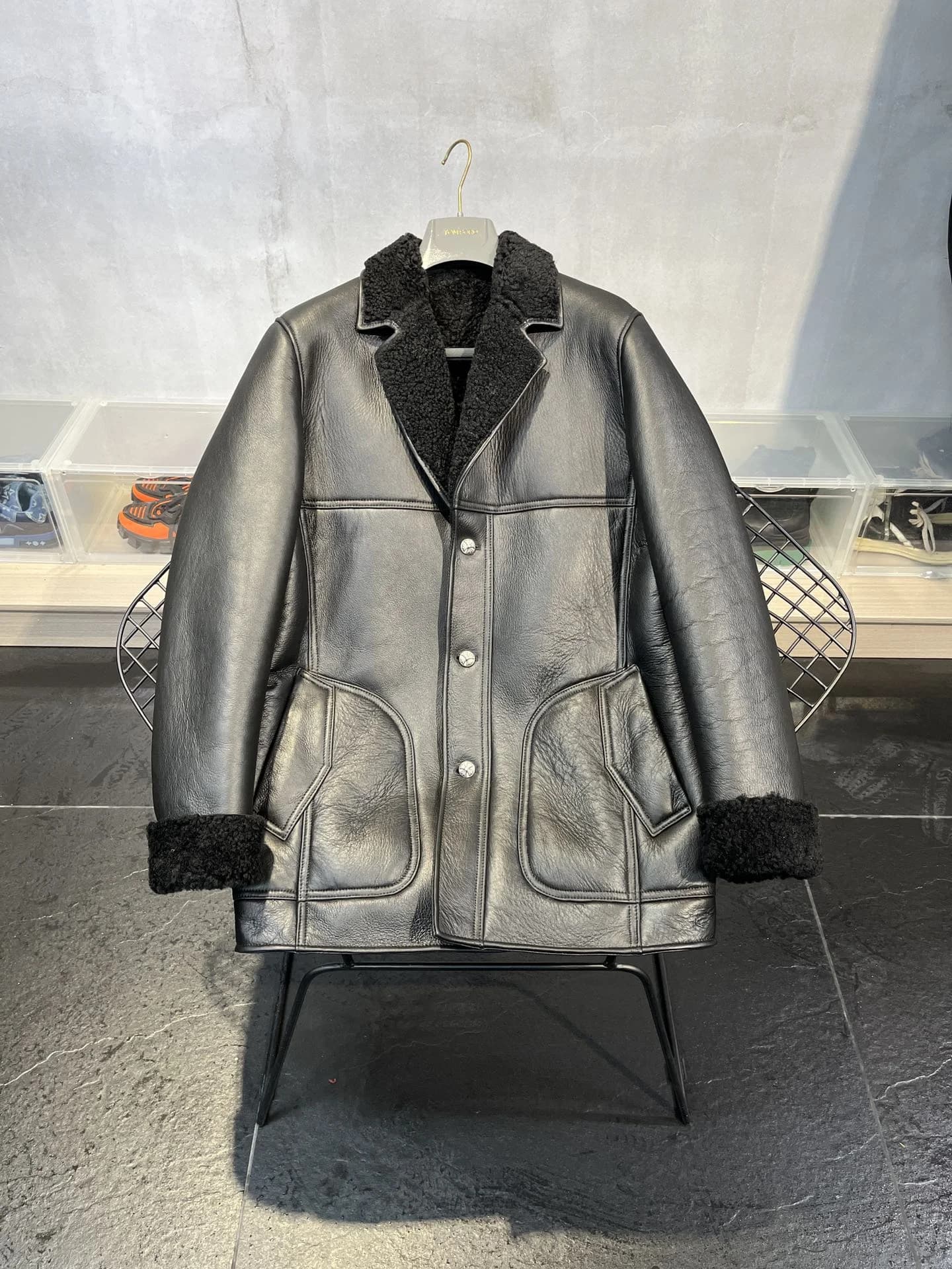 Пальто Chrome Hearts