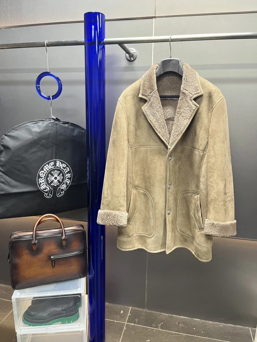 Пальто Chrome Hearts