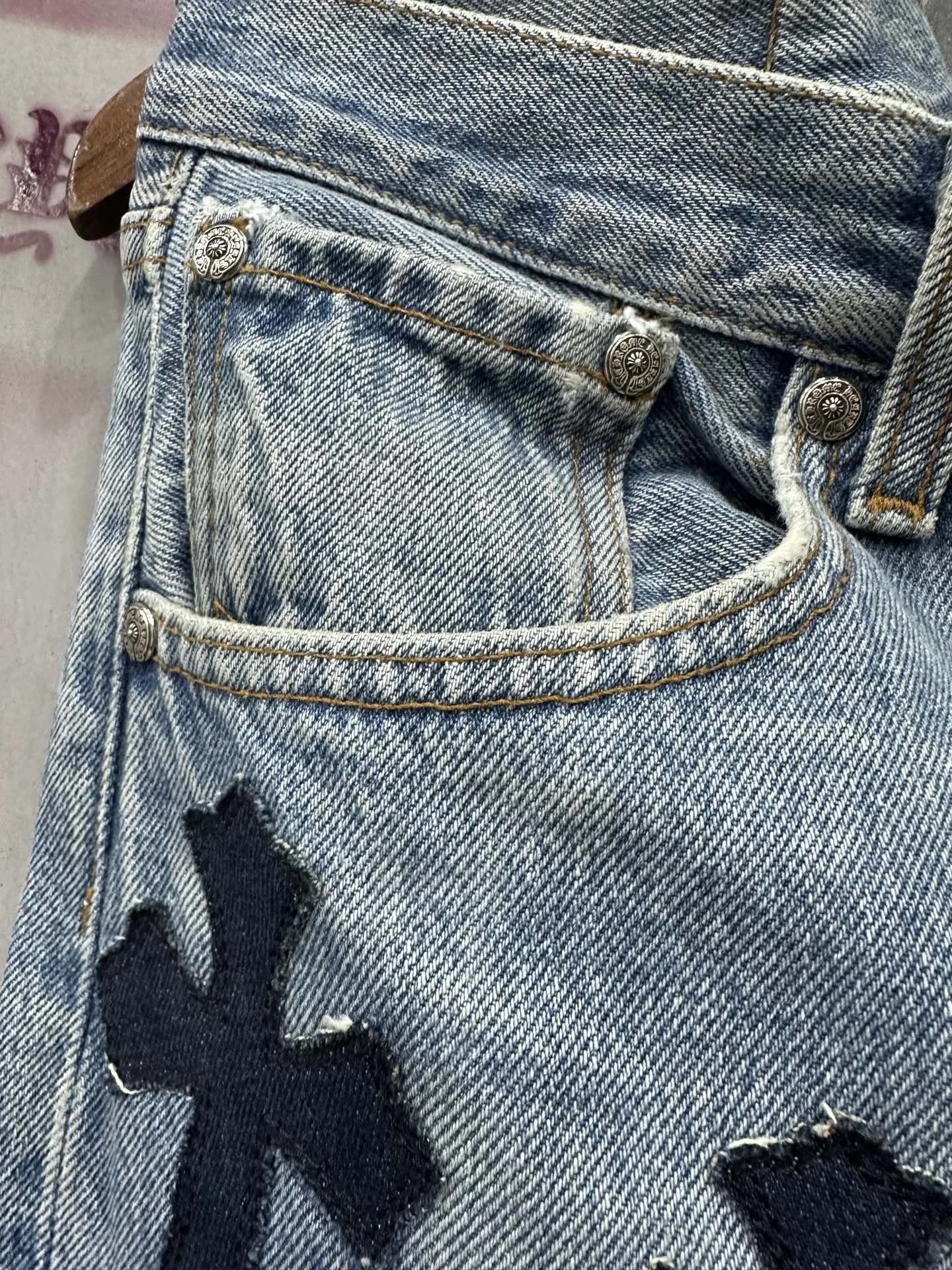 Джинсы Chrome Hearts x Levi's 501 Vintage Custom