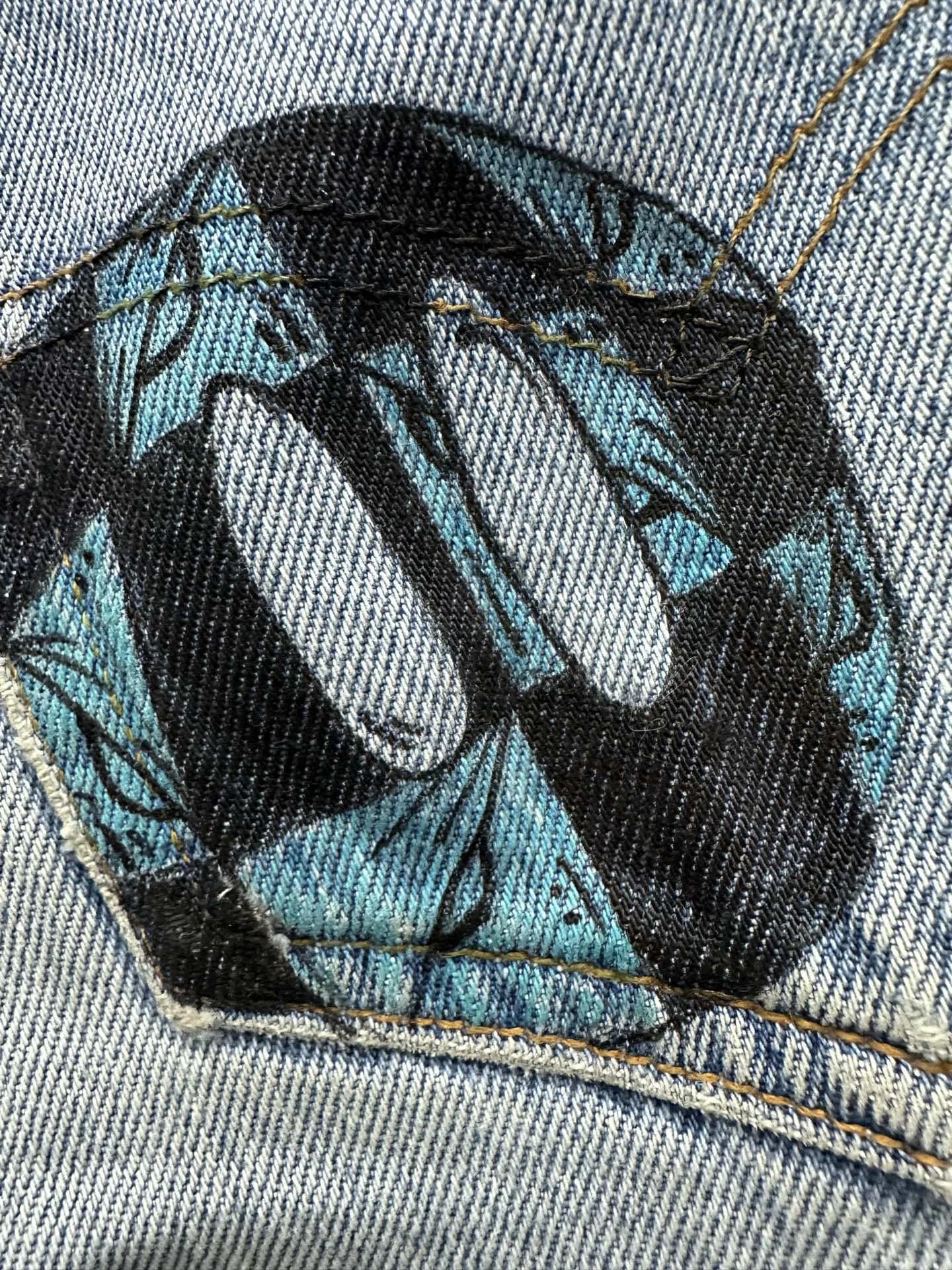 Джинсы Chrome Hearts x Levi's 501 Vintage Custom
