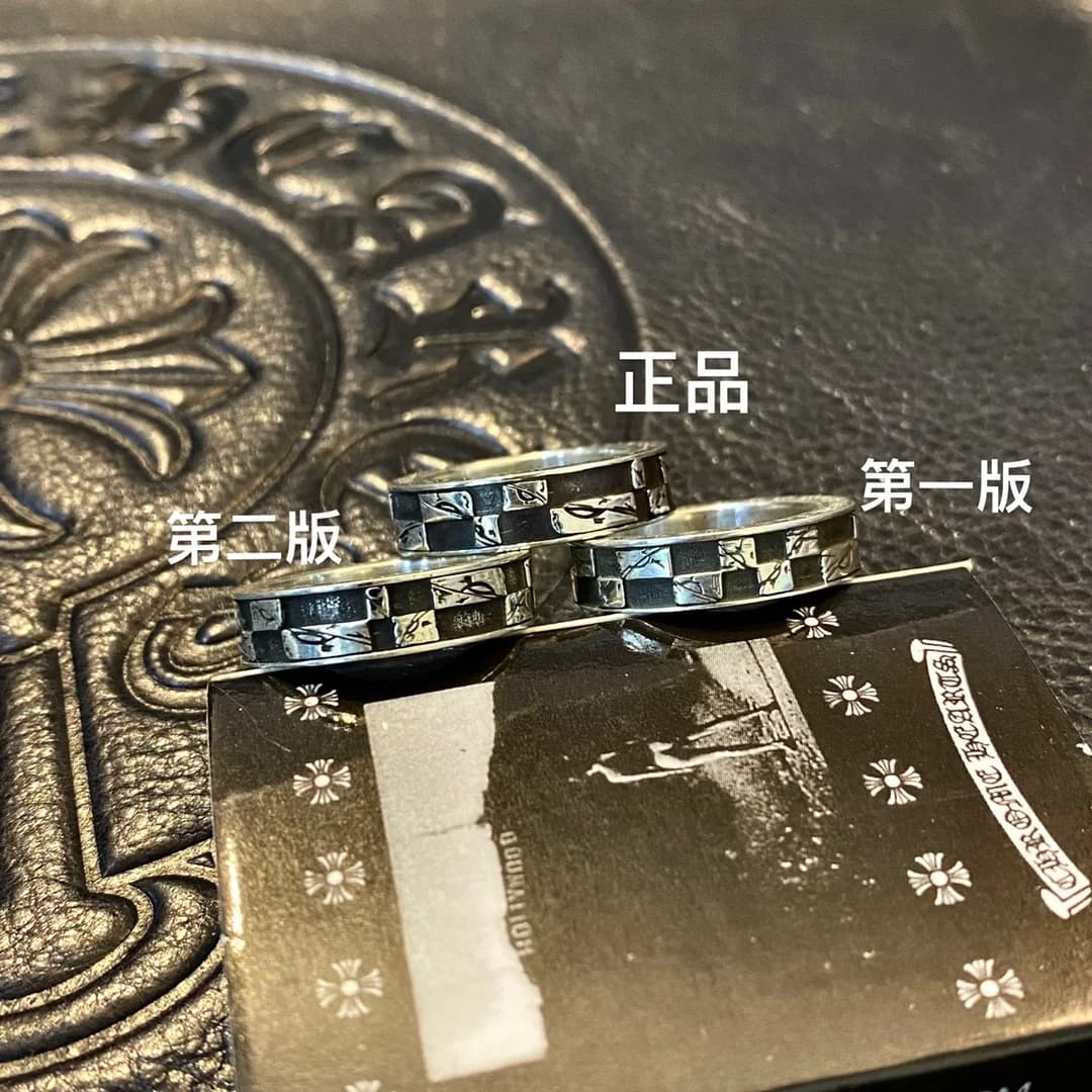 Детальное сравнение серебряных колец Chrome Hearts Matty Boy 6mm