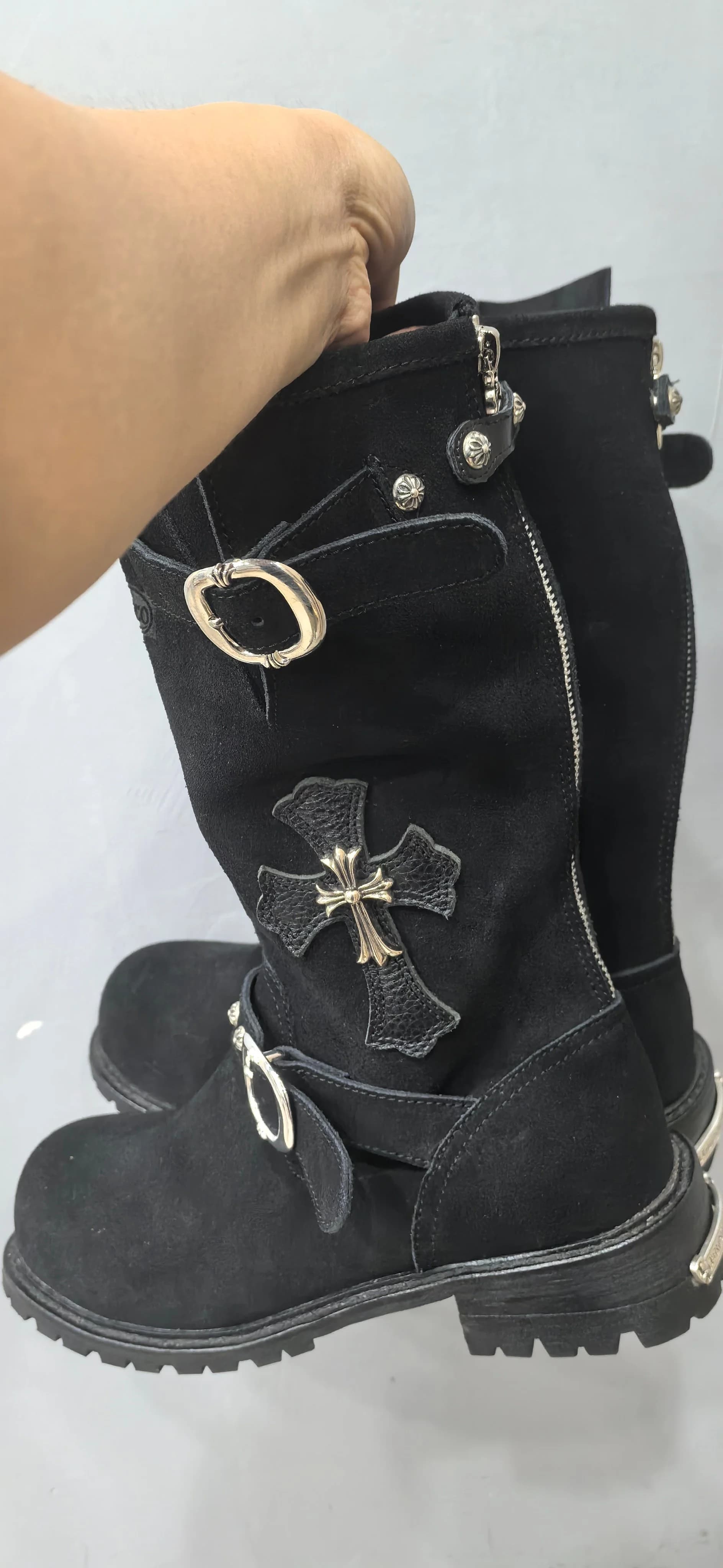 Chrome Hearts x Wesco Сапоги