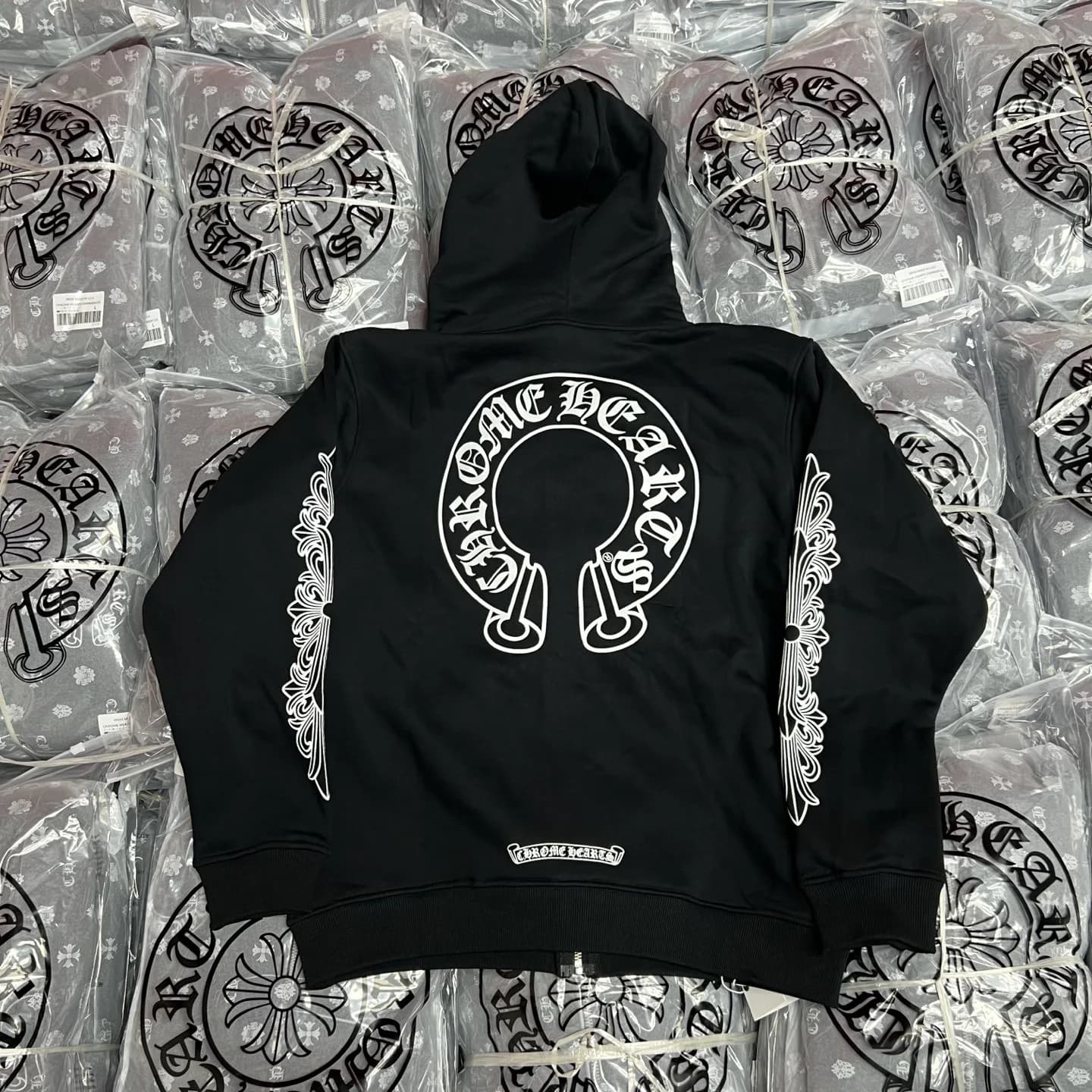 Chrome Hearts Зип-худи с принтом