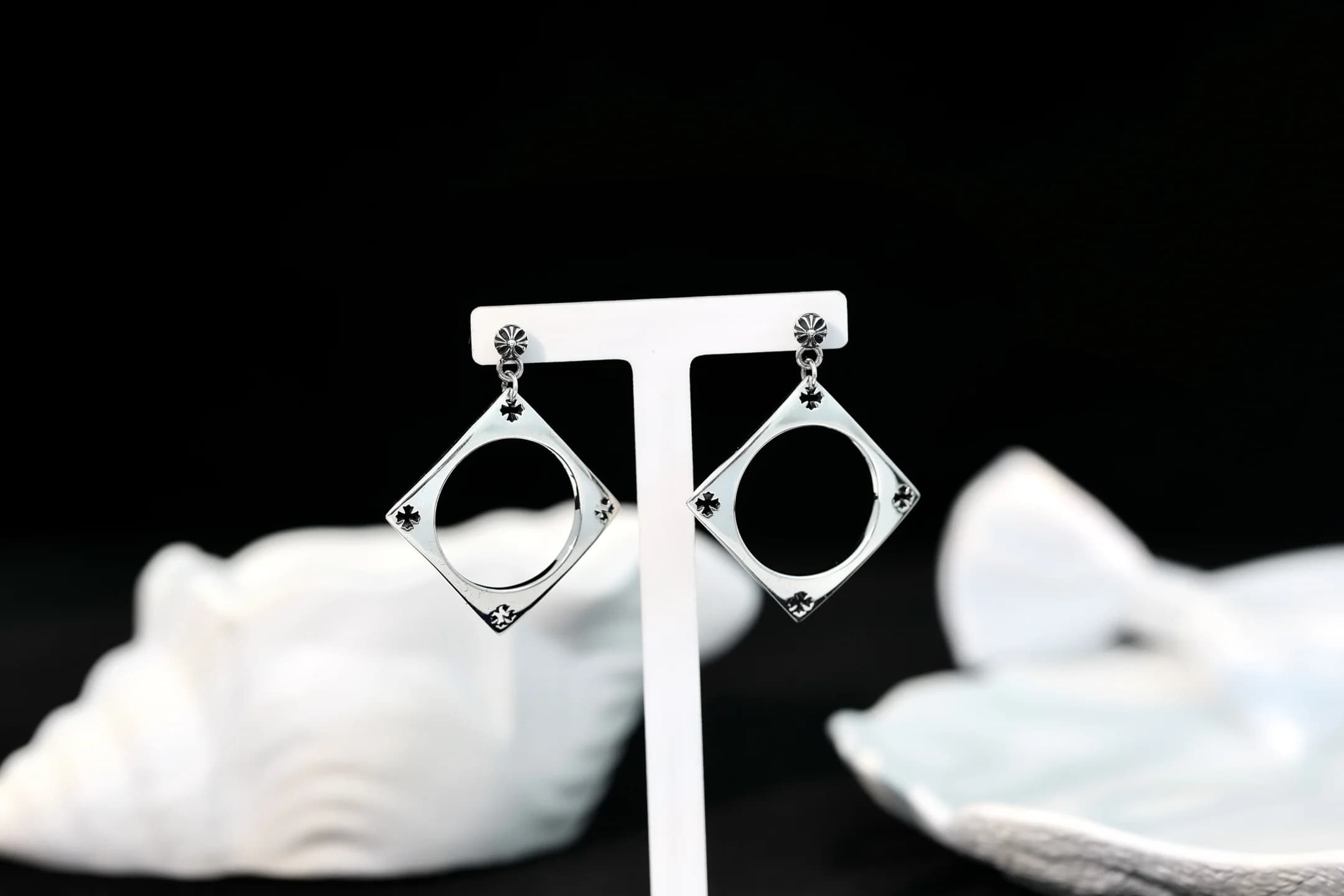 Серьги Chrome Hearts