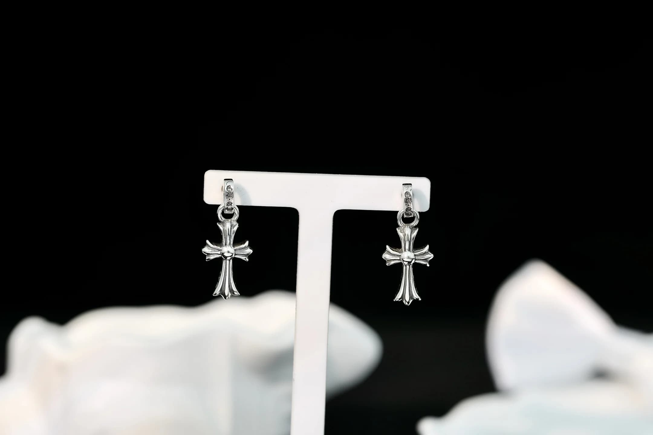 Серьги Chrome Hearts