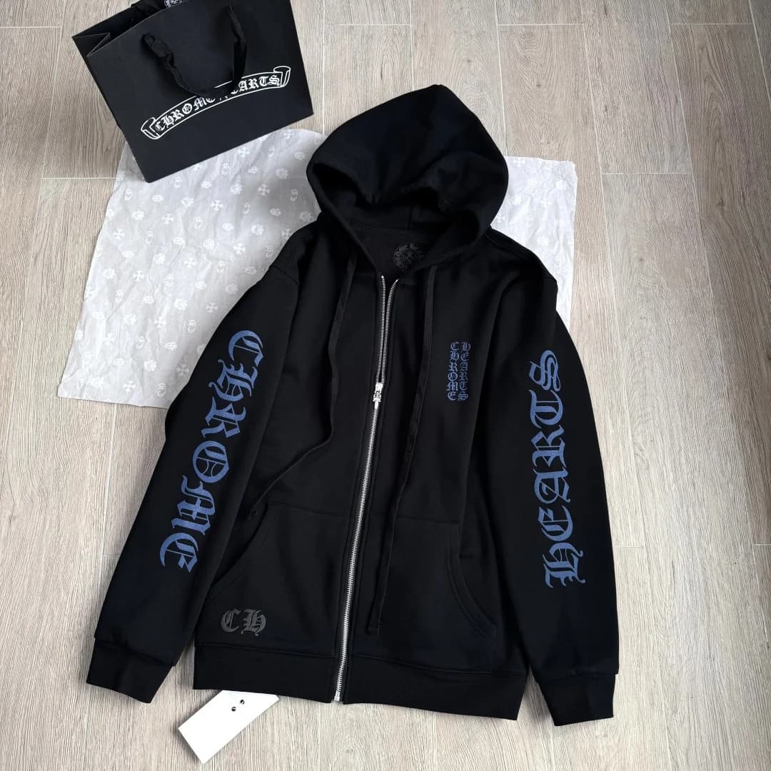 Chrome Hearts Зип-худи с принтом