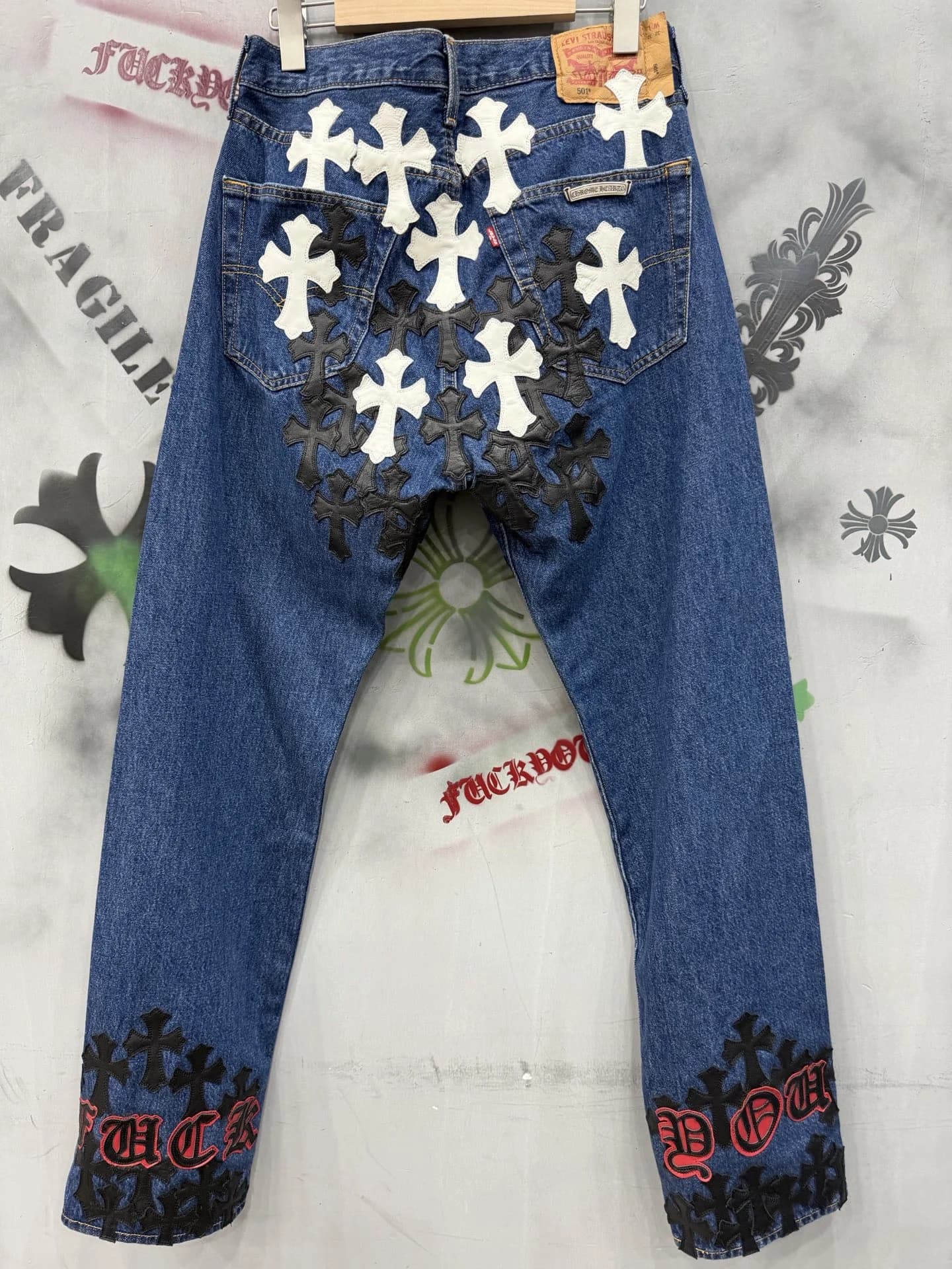 Джинсы Chrome Hearts × Levi's 501