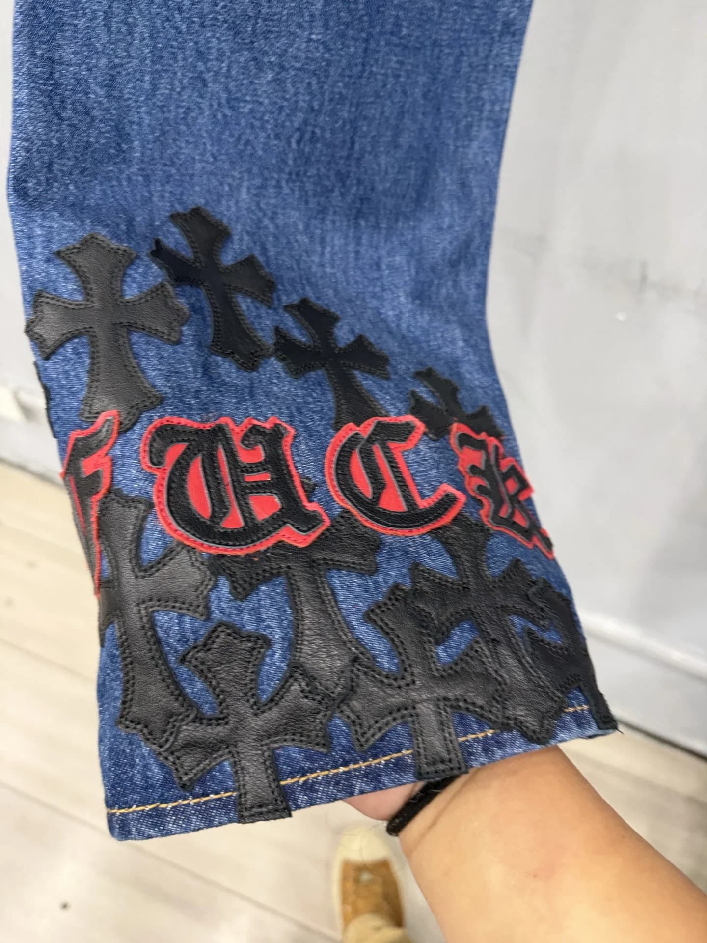 Джинсы Chrome Hearts × Levi's 501