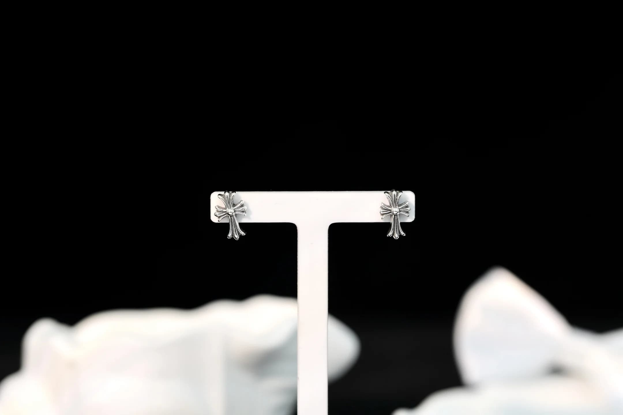 Серьги Chrome Hearts