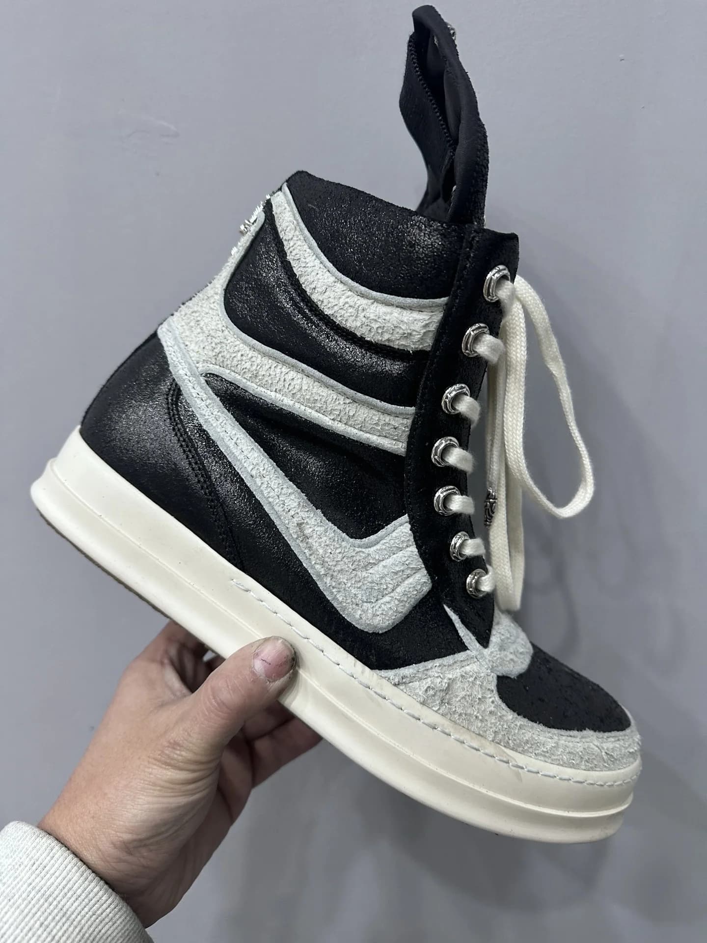Кеды Chrome Hearts x Rick Owens Geobasket