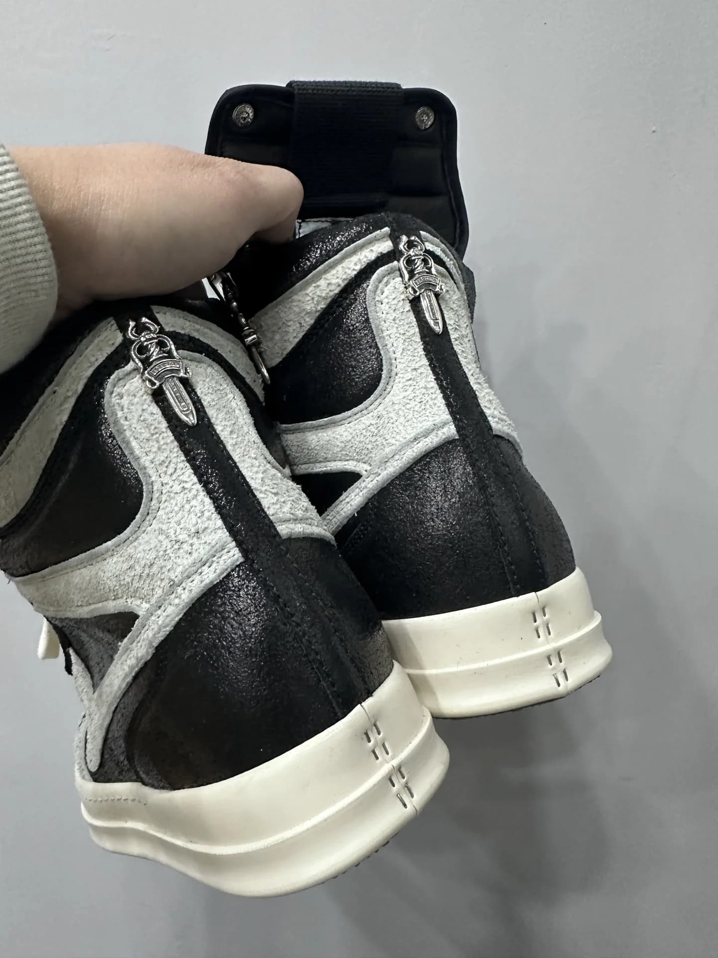 Кеды Chrome Hearts x Rick Owens Geobasket