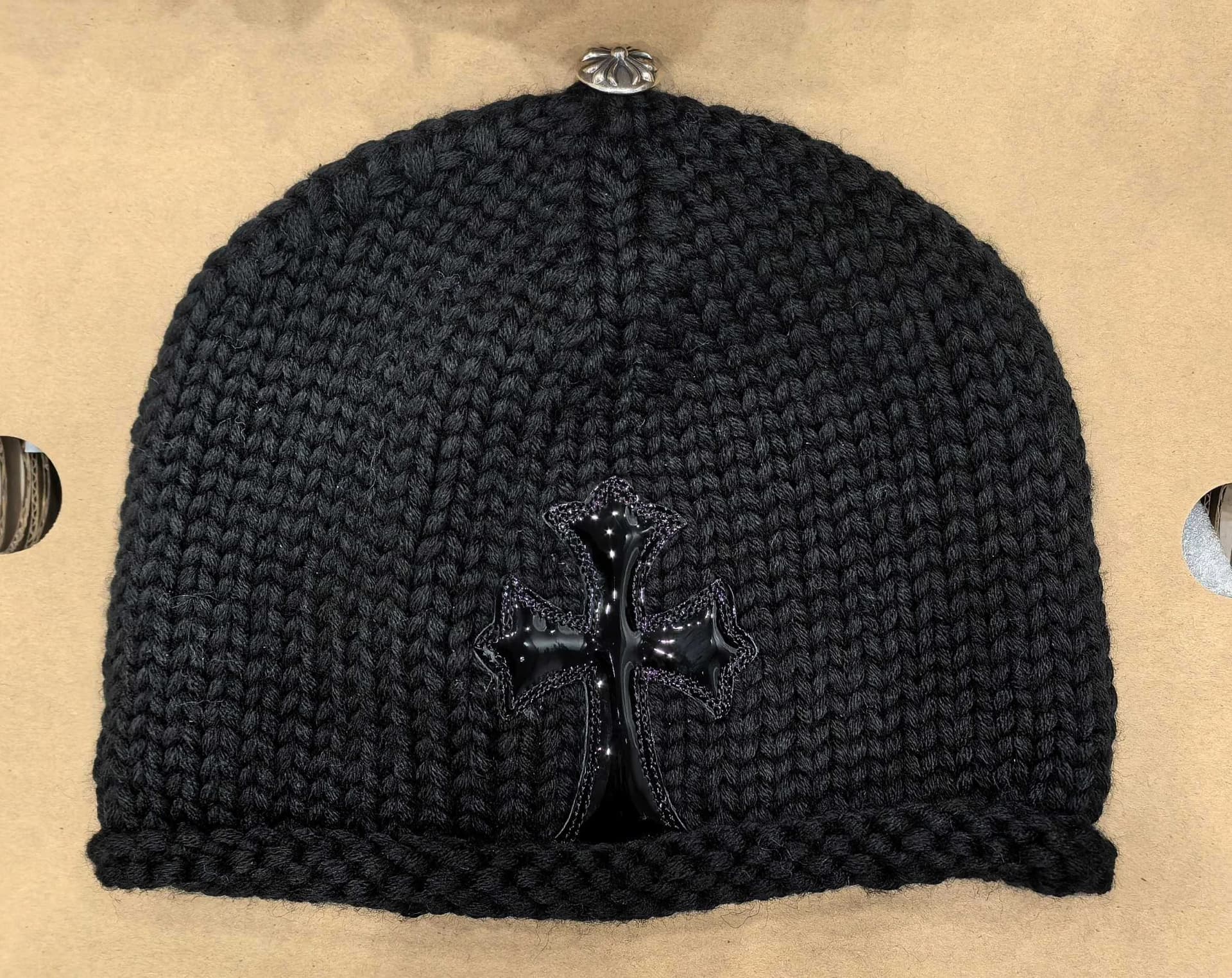 Chrome Hearts Вязаная шапка-бини