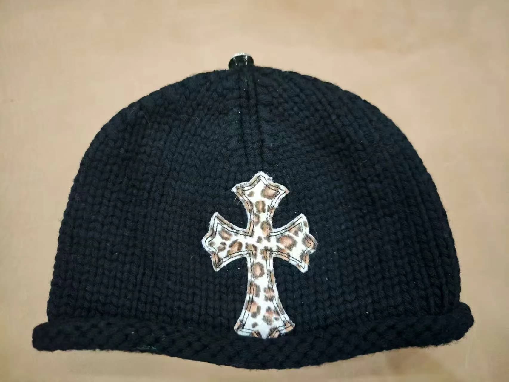 Chrome Hearts Вязаная шапка-бини