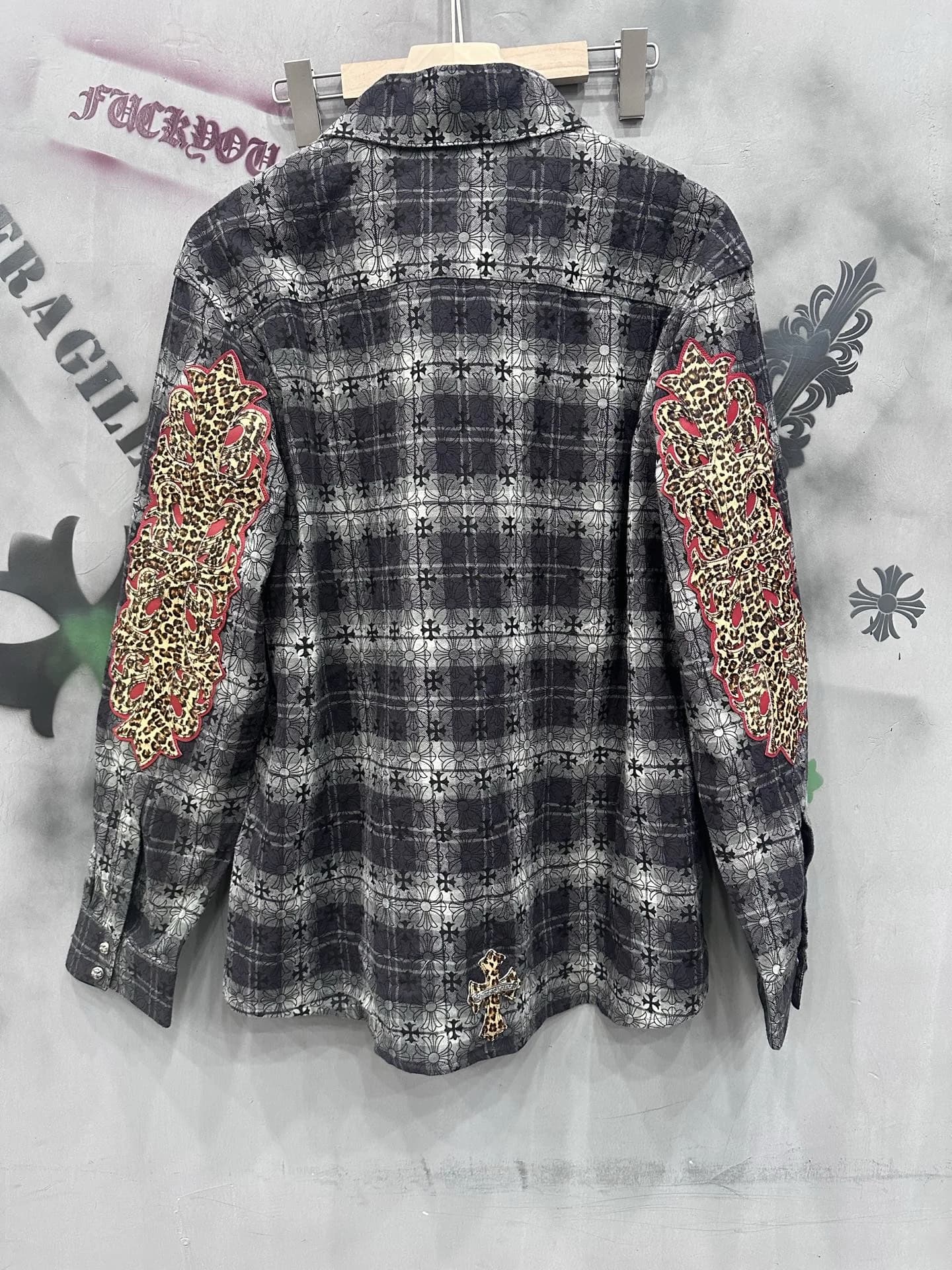 Chrome Hearts Рубашка в клетку