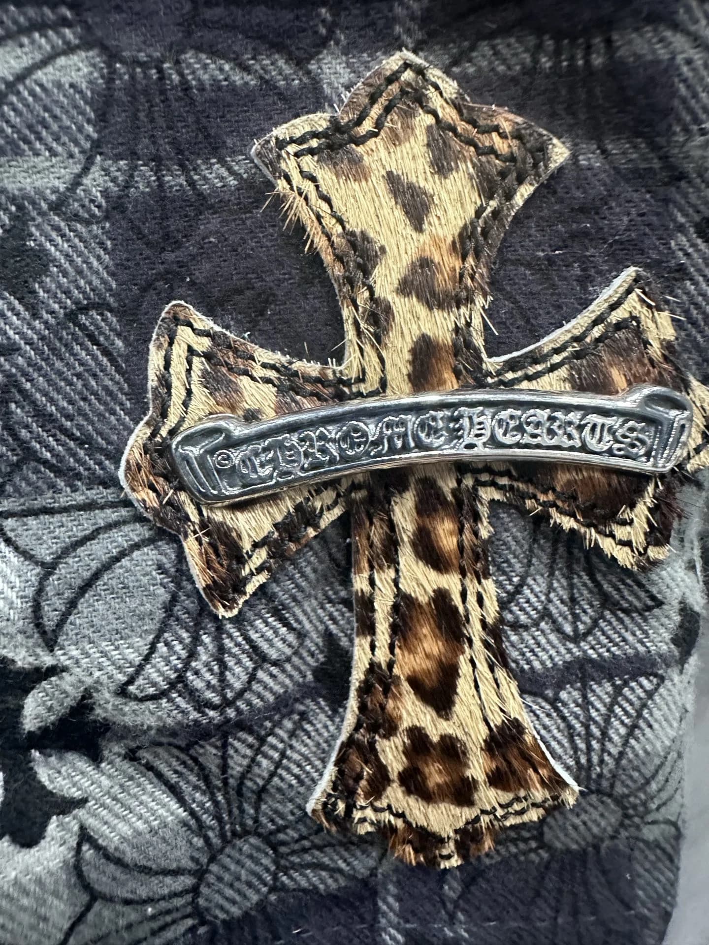 Chrome Hearts Рубашка в клетку