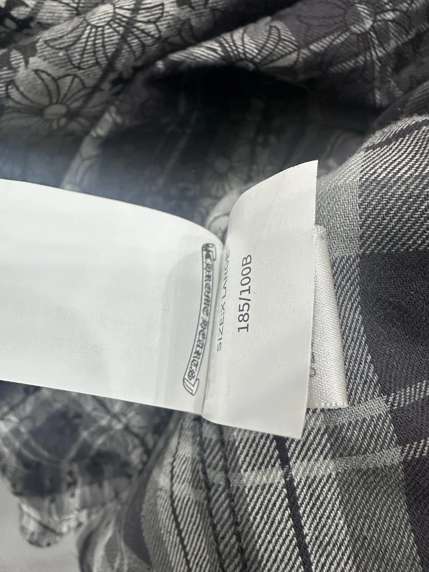 Chrome Hearts Рубашка в клетку
