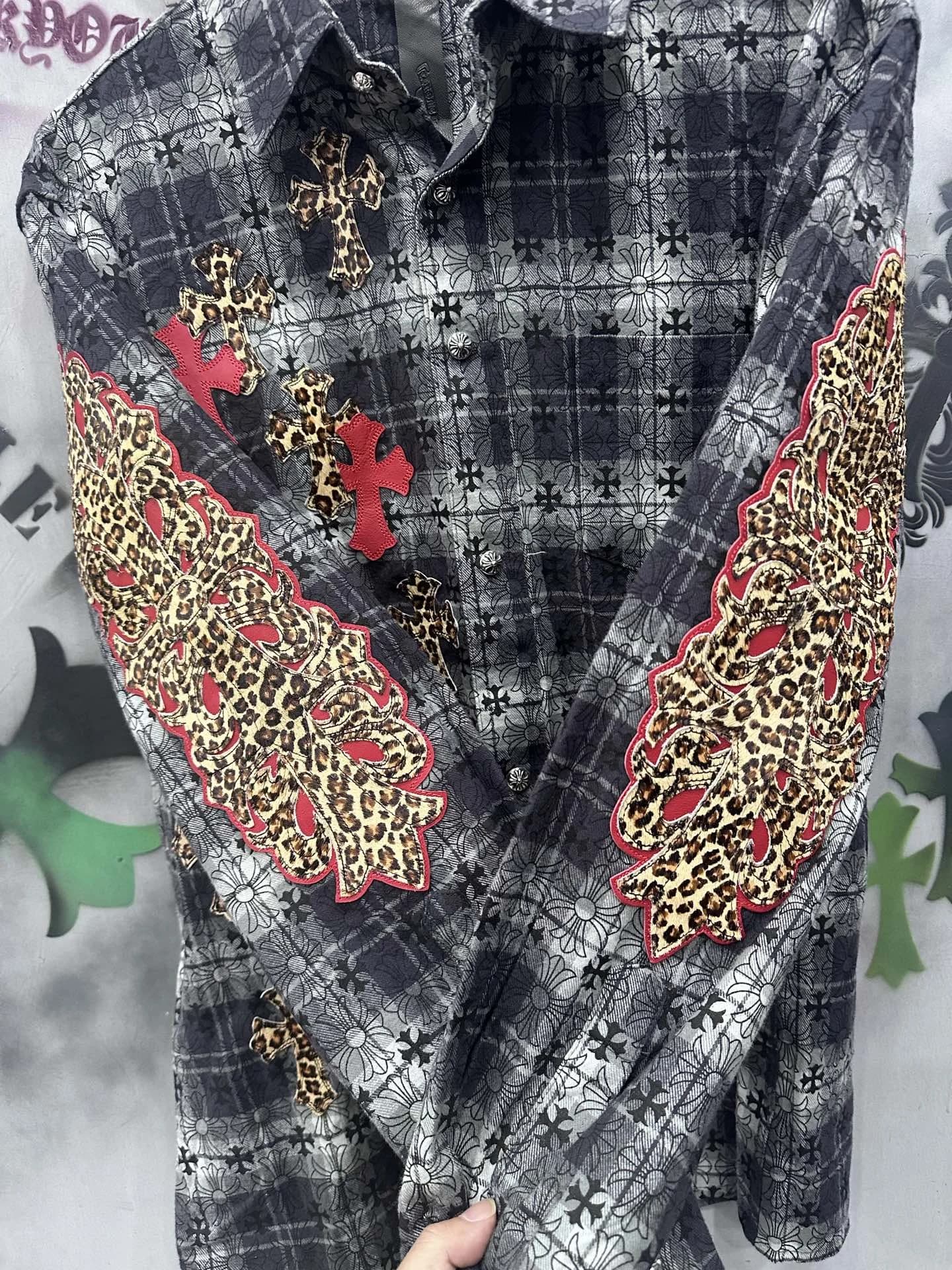 Chrome Hearts Рубашка в клетку