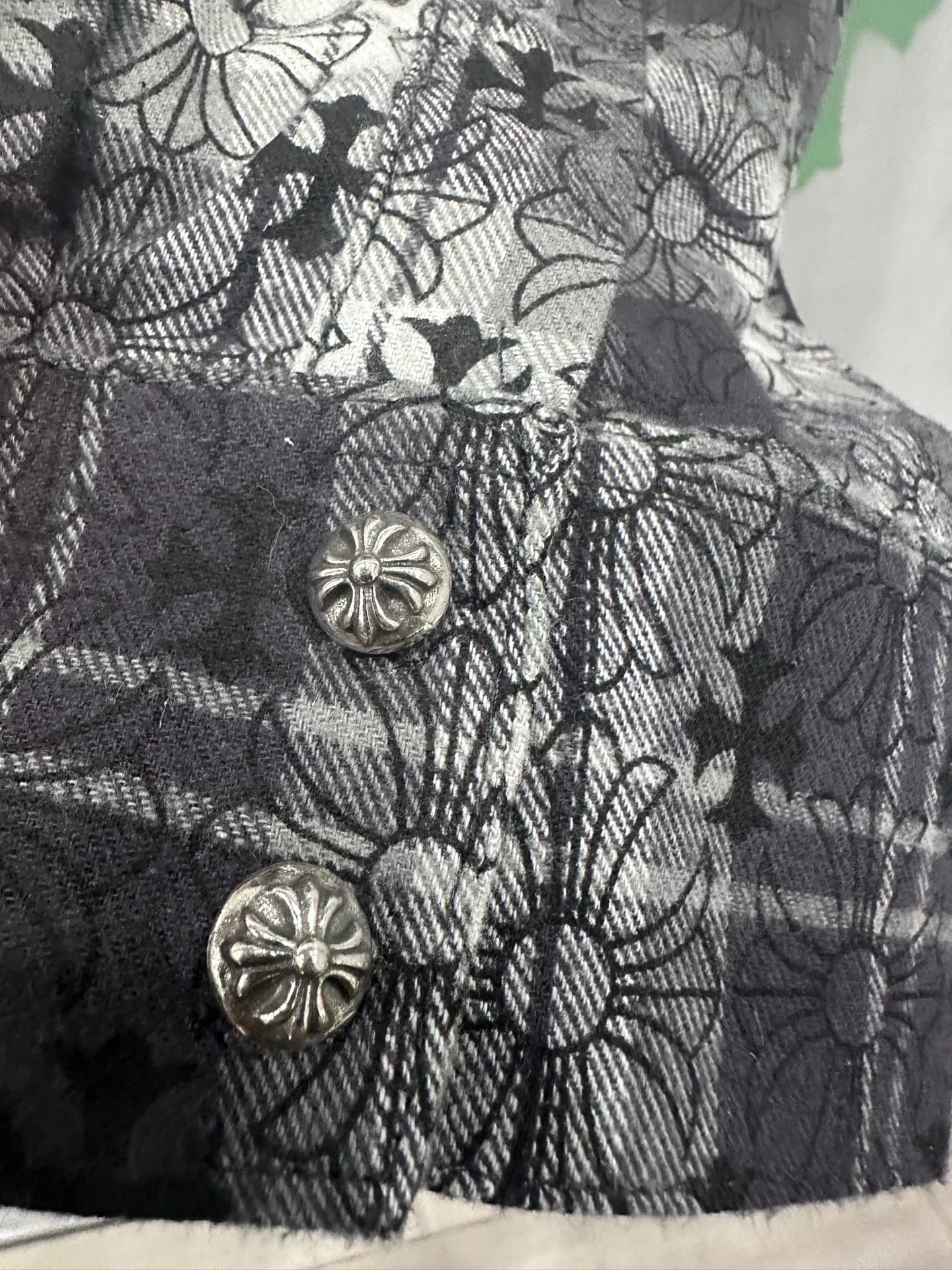 Chrome Hearts Рубашка в клетку