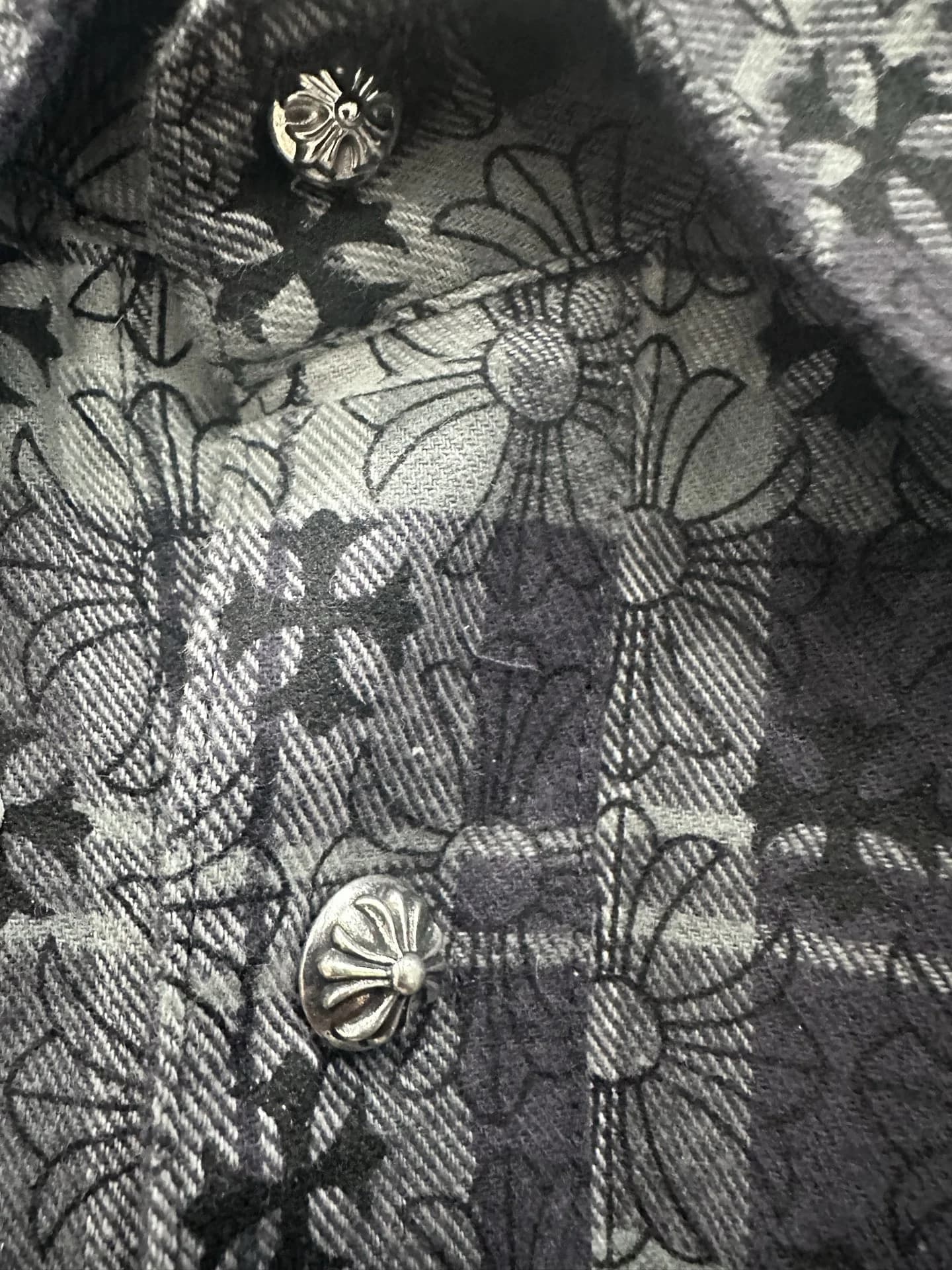 Chrome Hearts Рубашка в клетку