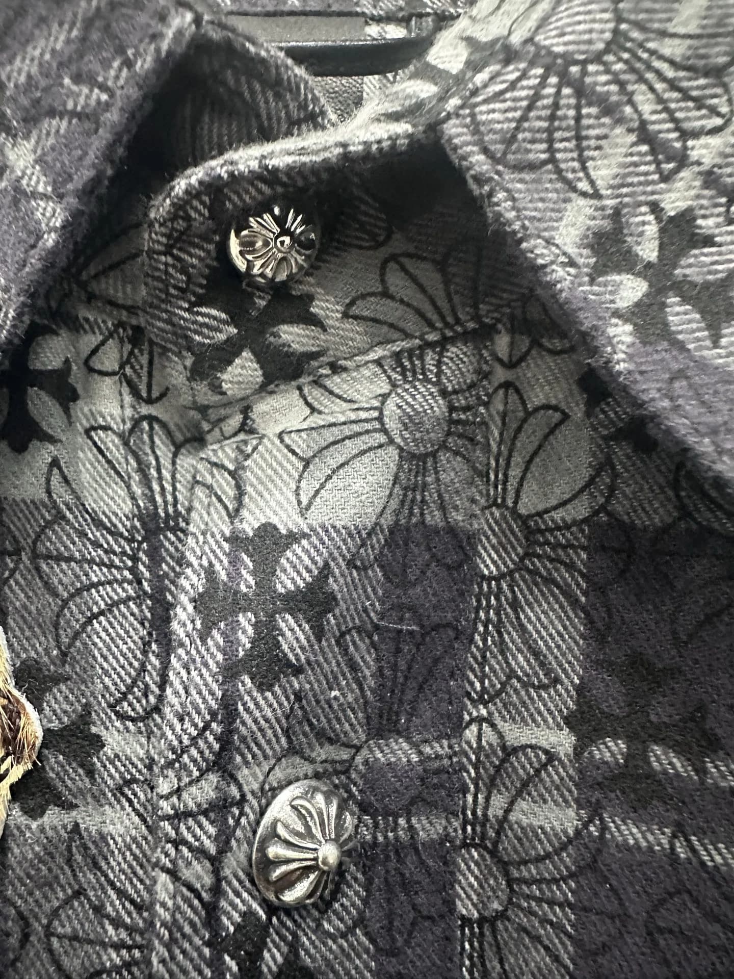 Chrome Hearts Рубашка в клетку