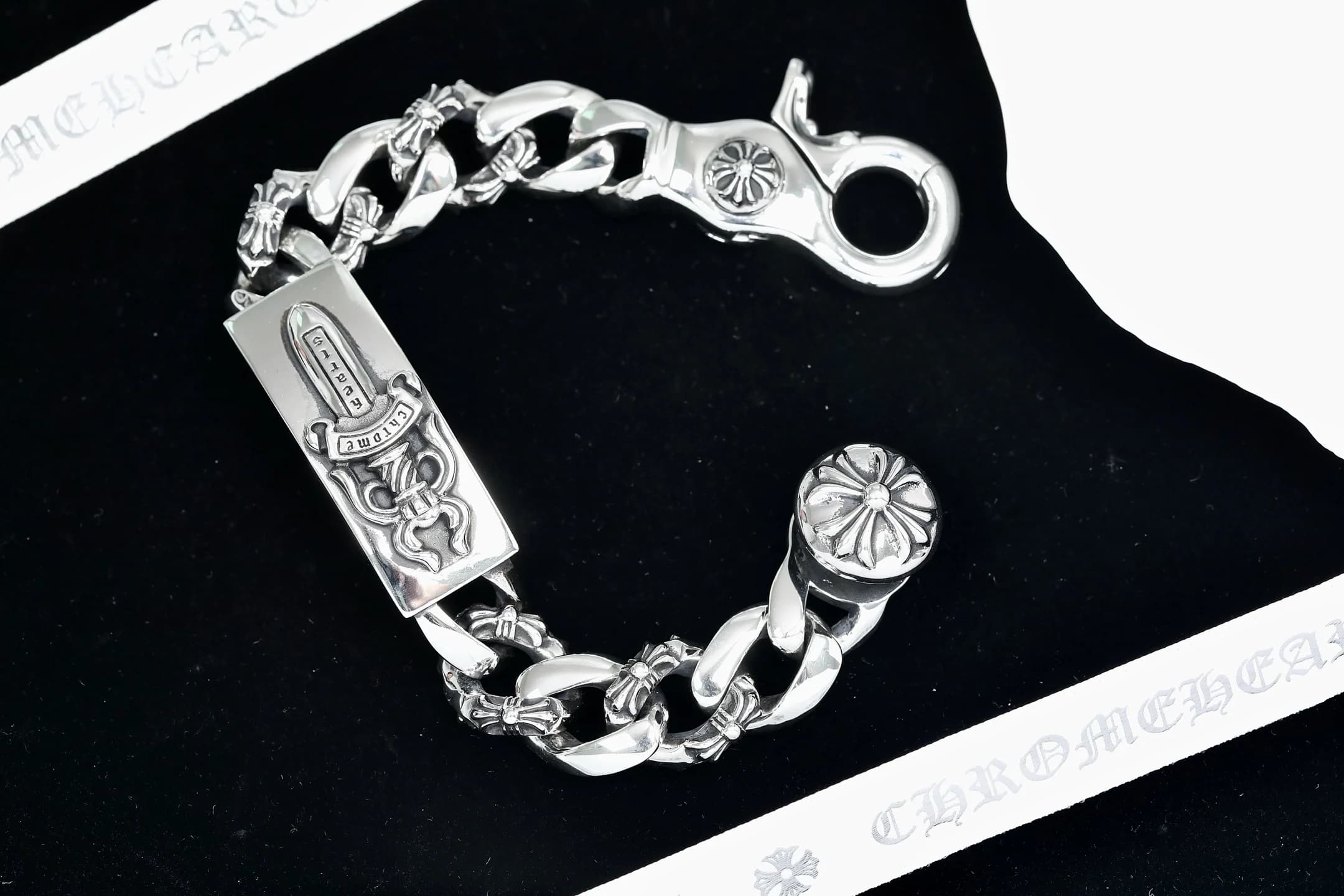 Браслет-цепь Chrome Hearts