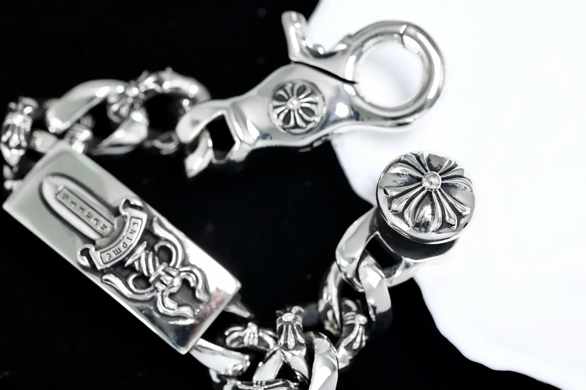 Детали звеньев цепи, пластины Dagger и застежки