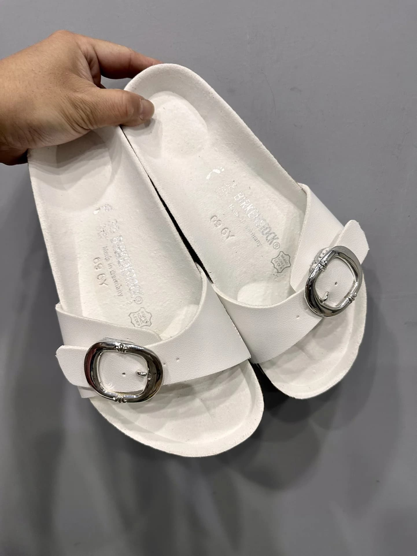 Тапки Chrome Hearts x Birkenstock