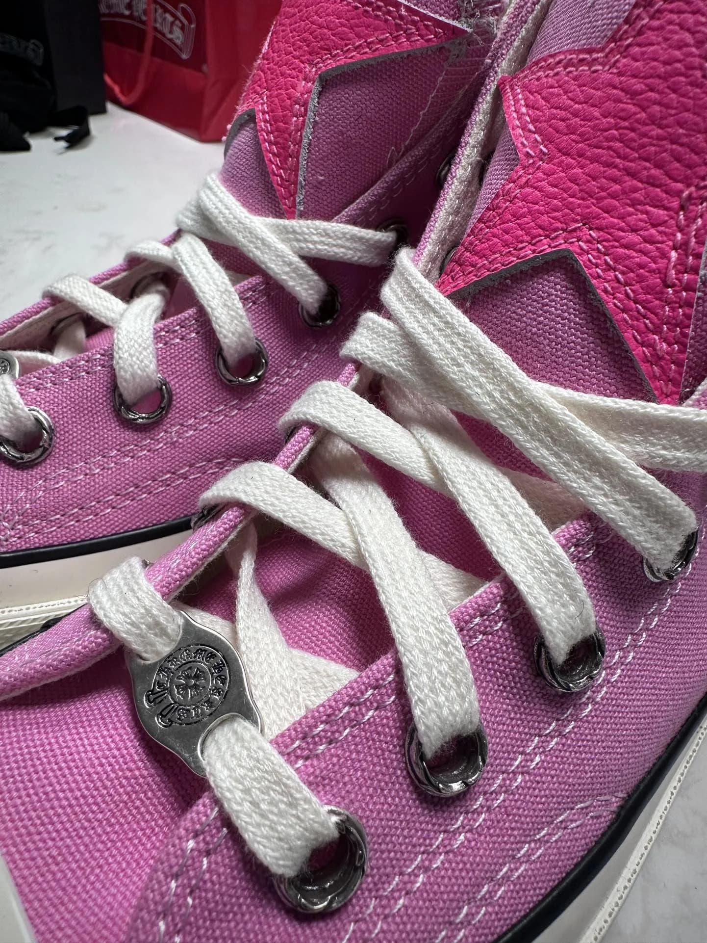 Chrome Hearts x Converse Chuck 70 Высокие кеды