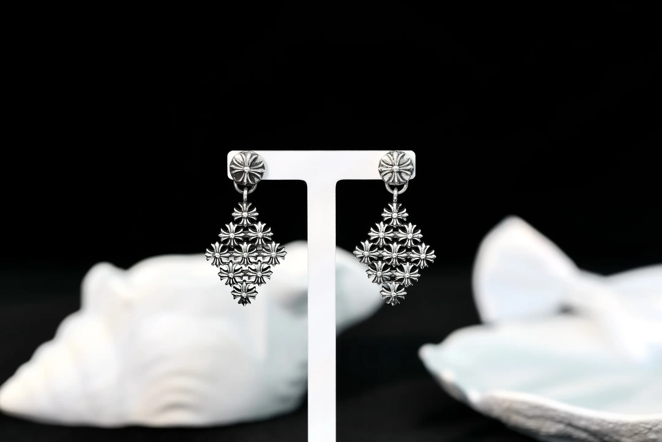 Серьги Chrome Hearts