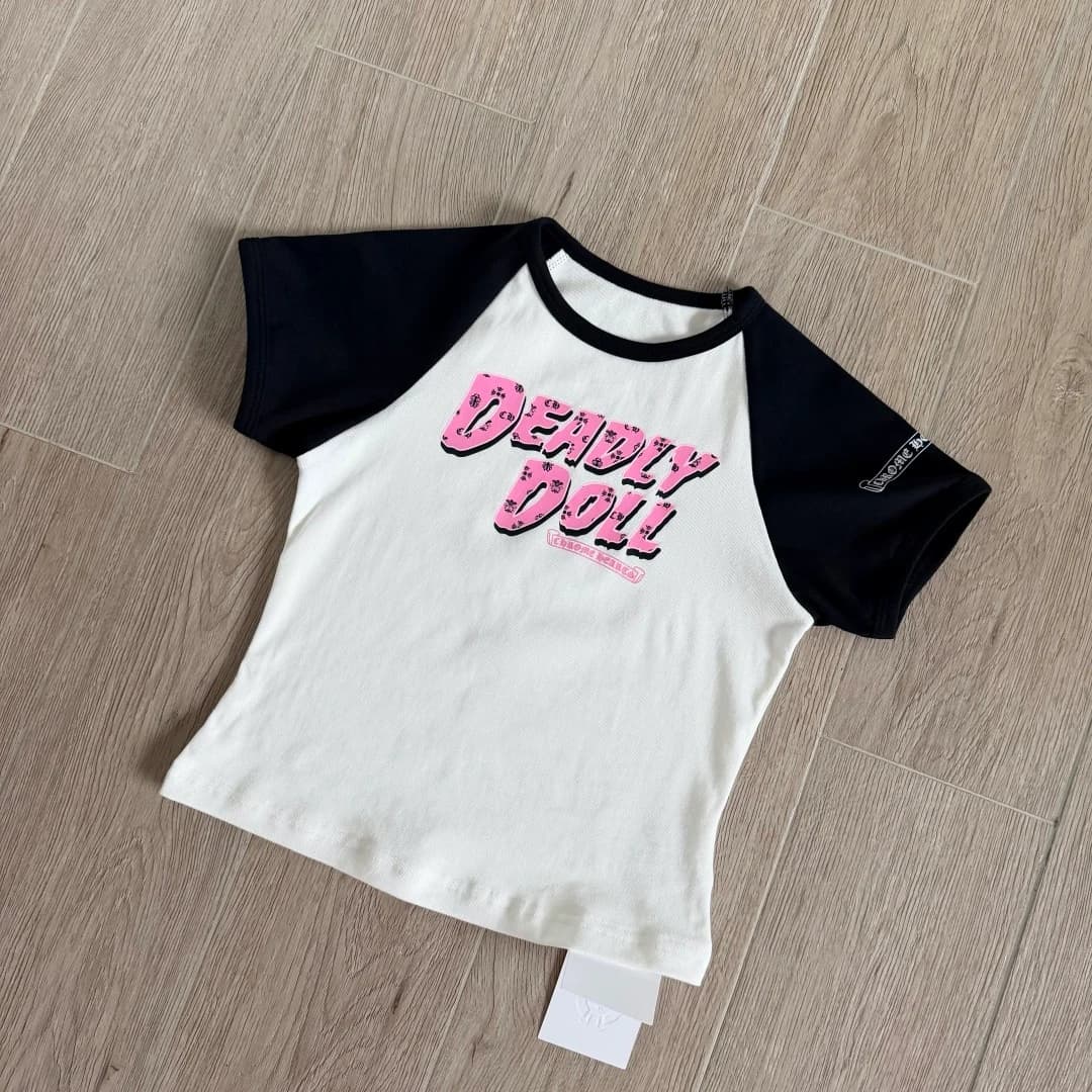 Топ Chrome Hearts x Deadly Doll, вид под углом