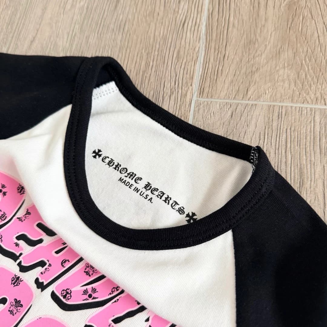 Внутренний ярлык топа Chrome Hearts x Deadly Doll