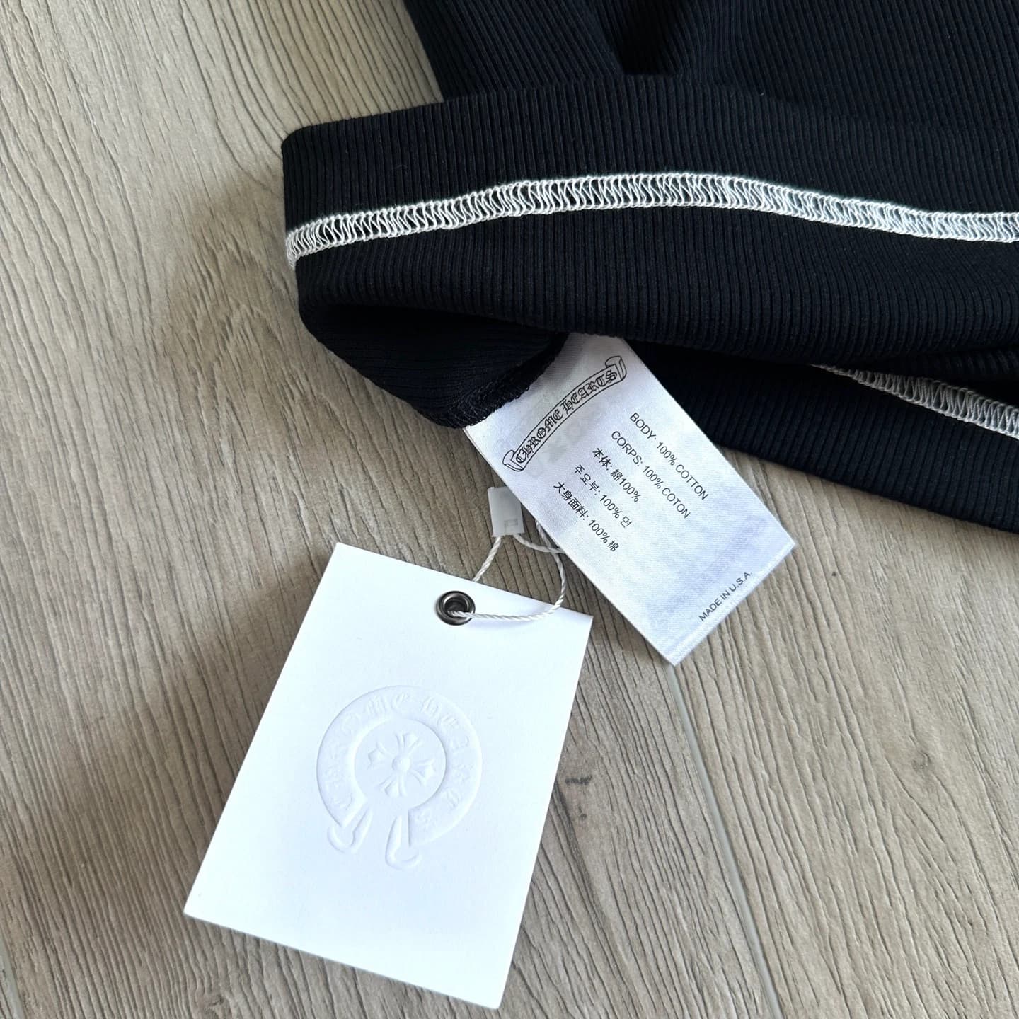 Внутренние бирки майки Chrome Hearts