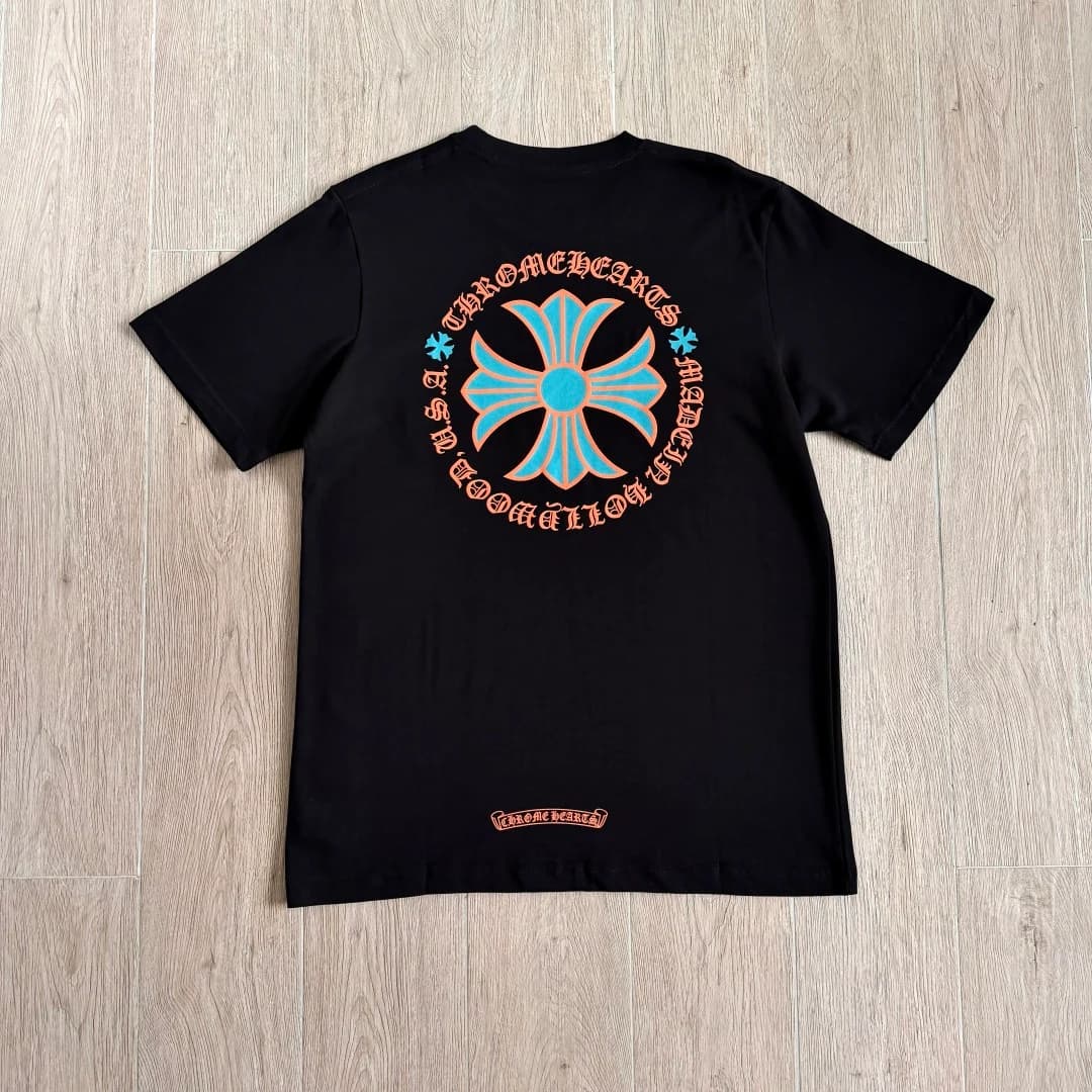 Черная футболка Chrome Hearts Miami Limited Edition вид сзади