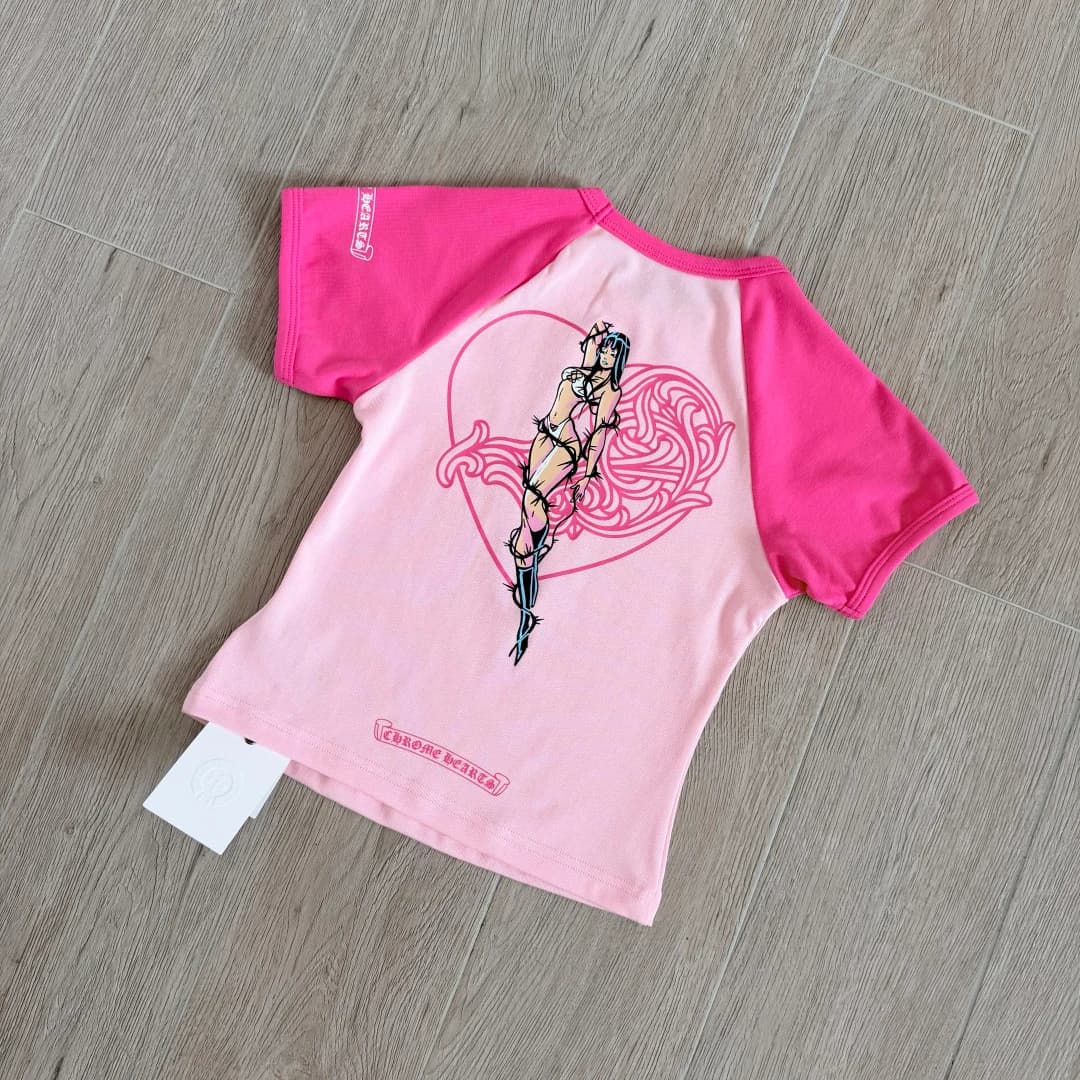 Футболка Chrome Hearts Deadly Doll с принтом на спине
