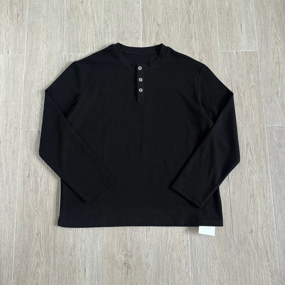 Черный лонгслив Chrome Hearts, вид спереди