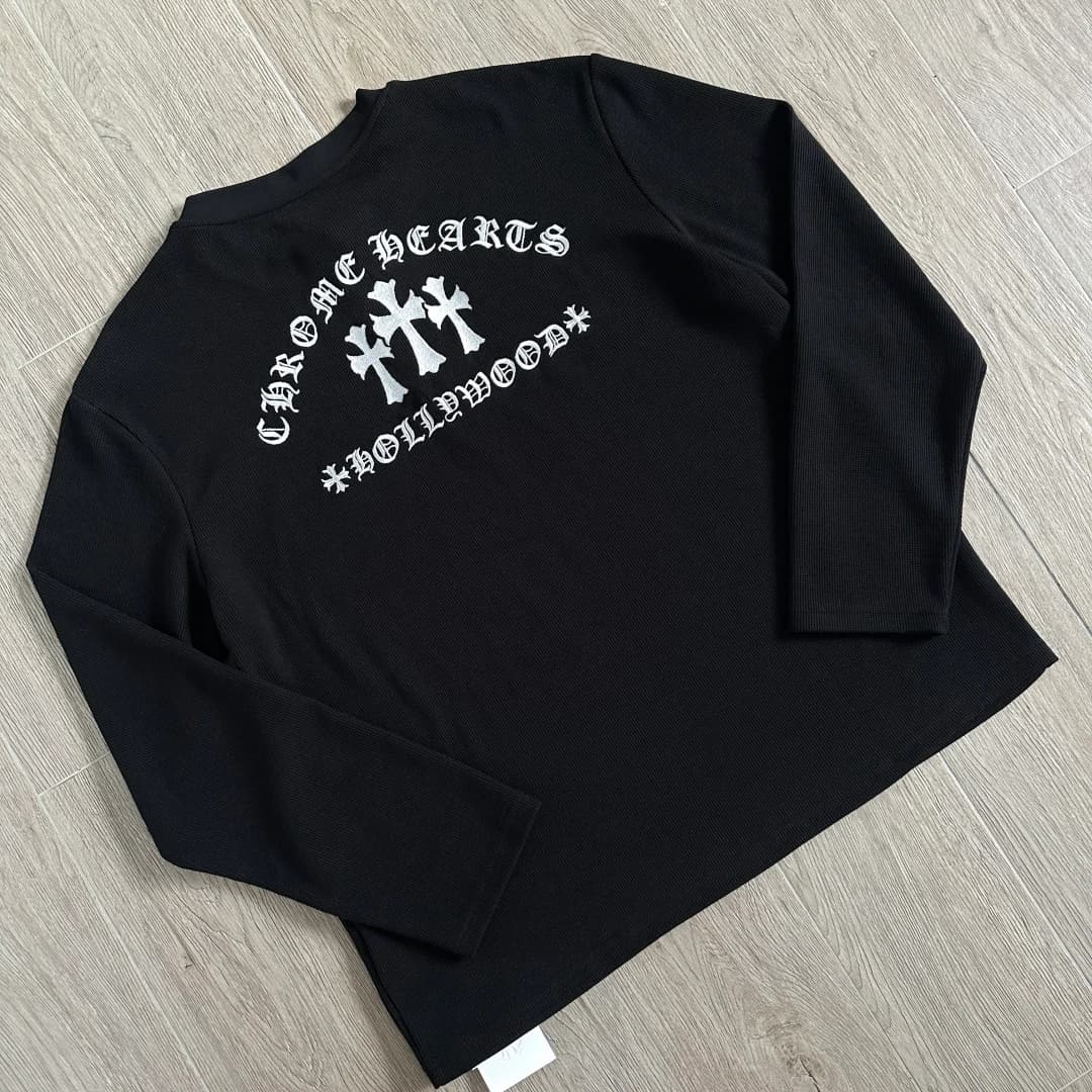 Лонгслив Chrome Hearts с вышивкой на спине