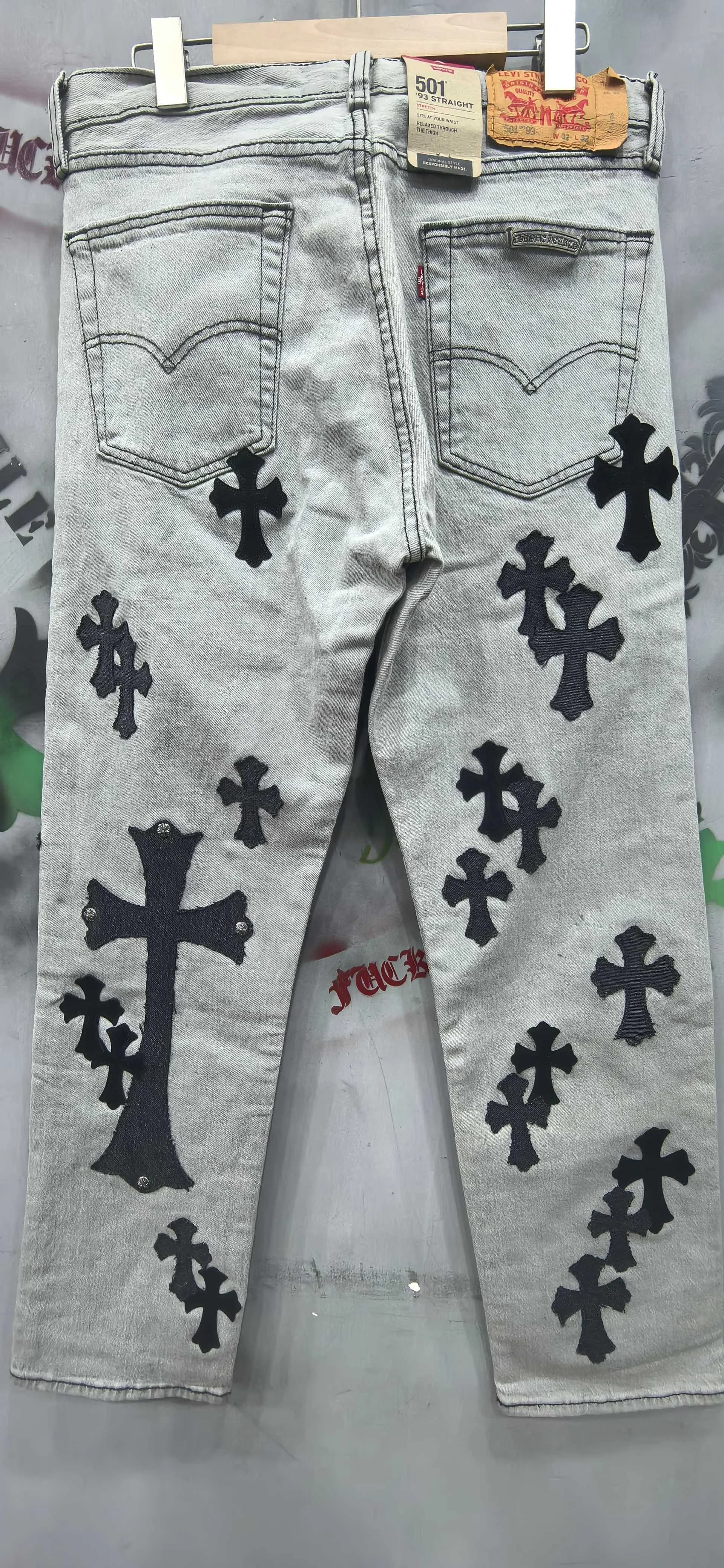 Chrome Hearts x Levi's 501 джинсы