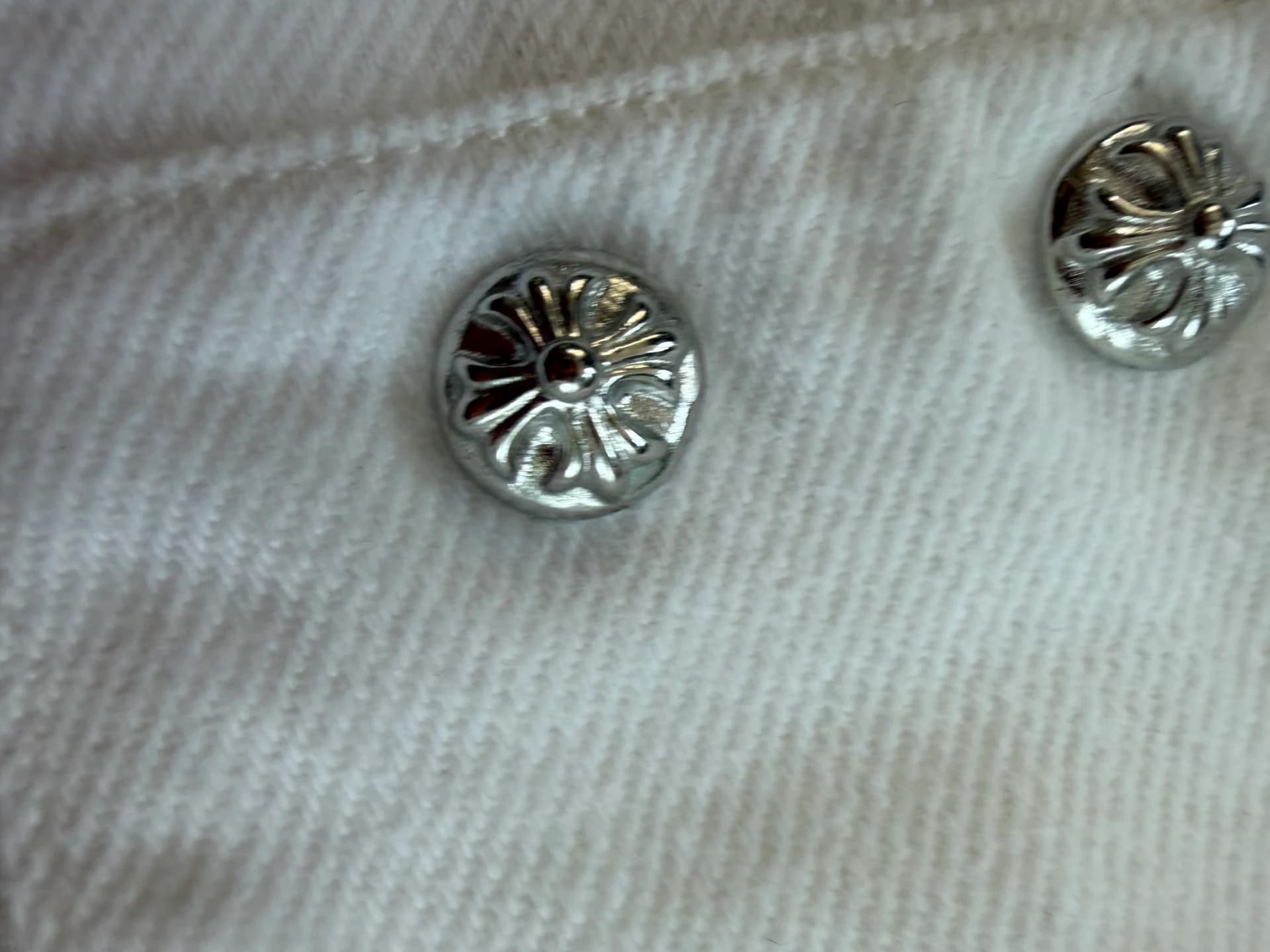 Джинсовая рубашка Chrome Hearts x Levi's