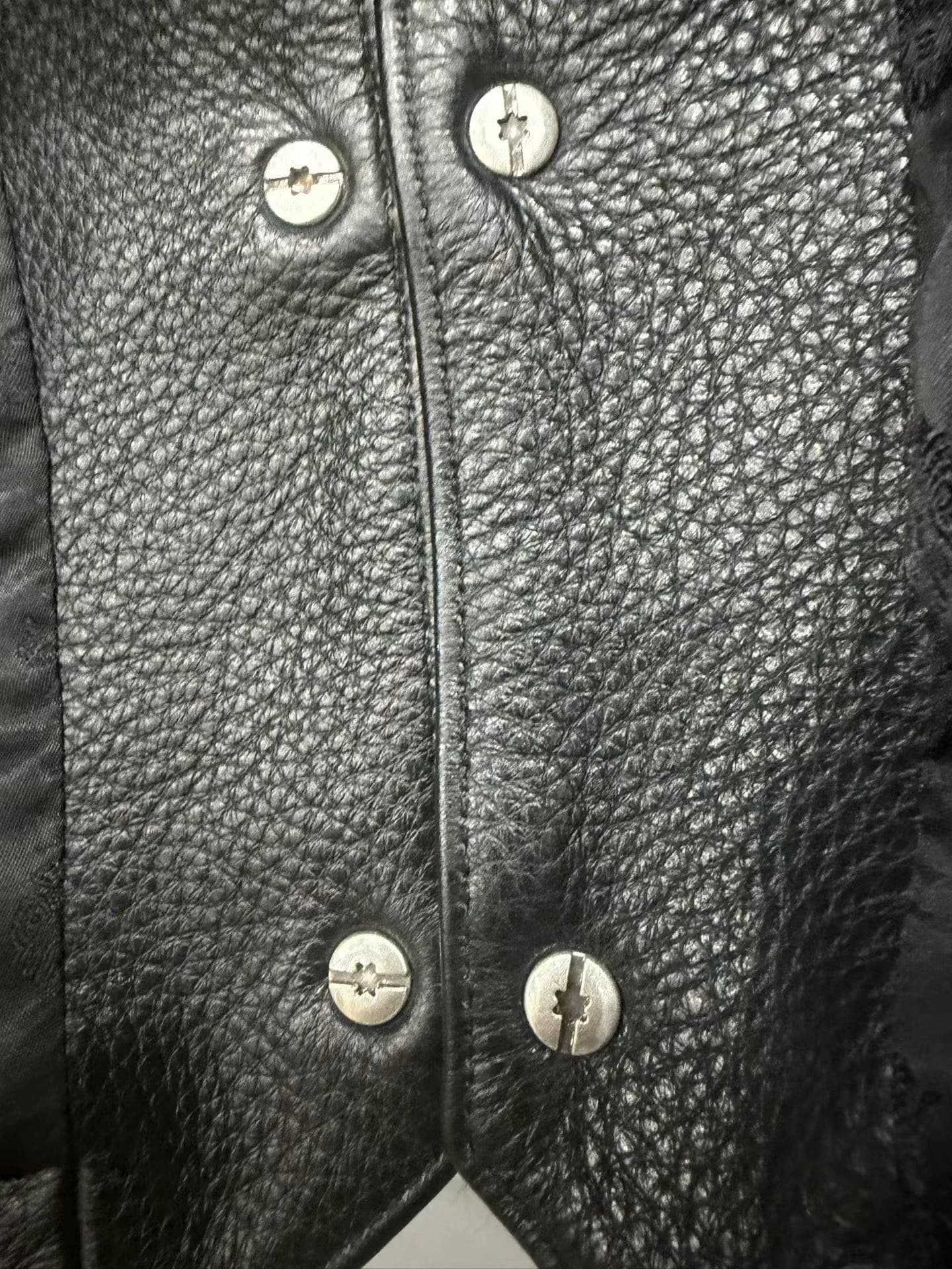 Chrome Hearts Кожаный жилет
