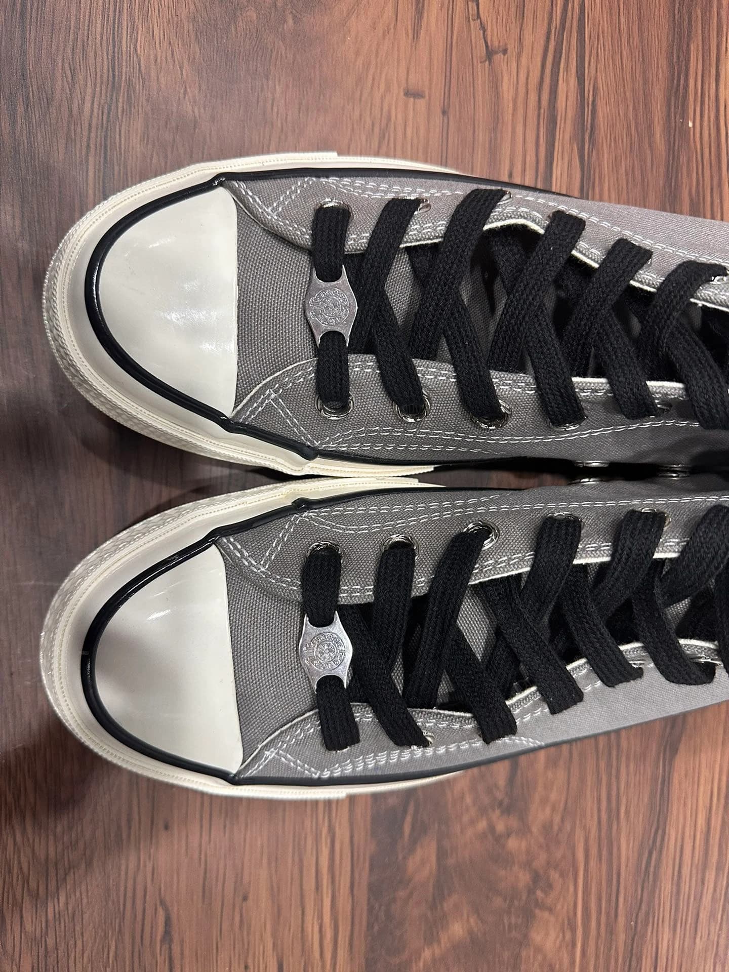 Кеды Chrome Hearts x Converse Chuck 70, вид сверху