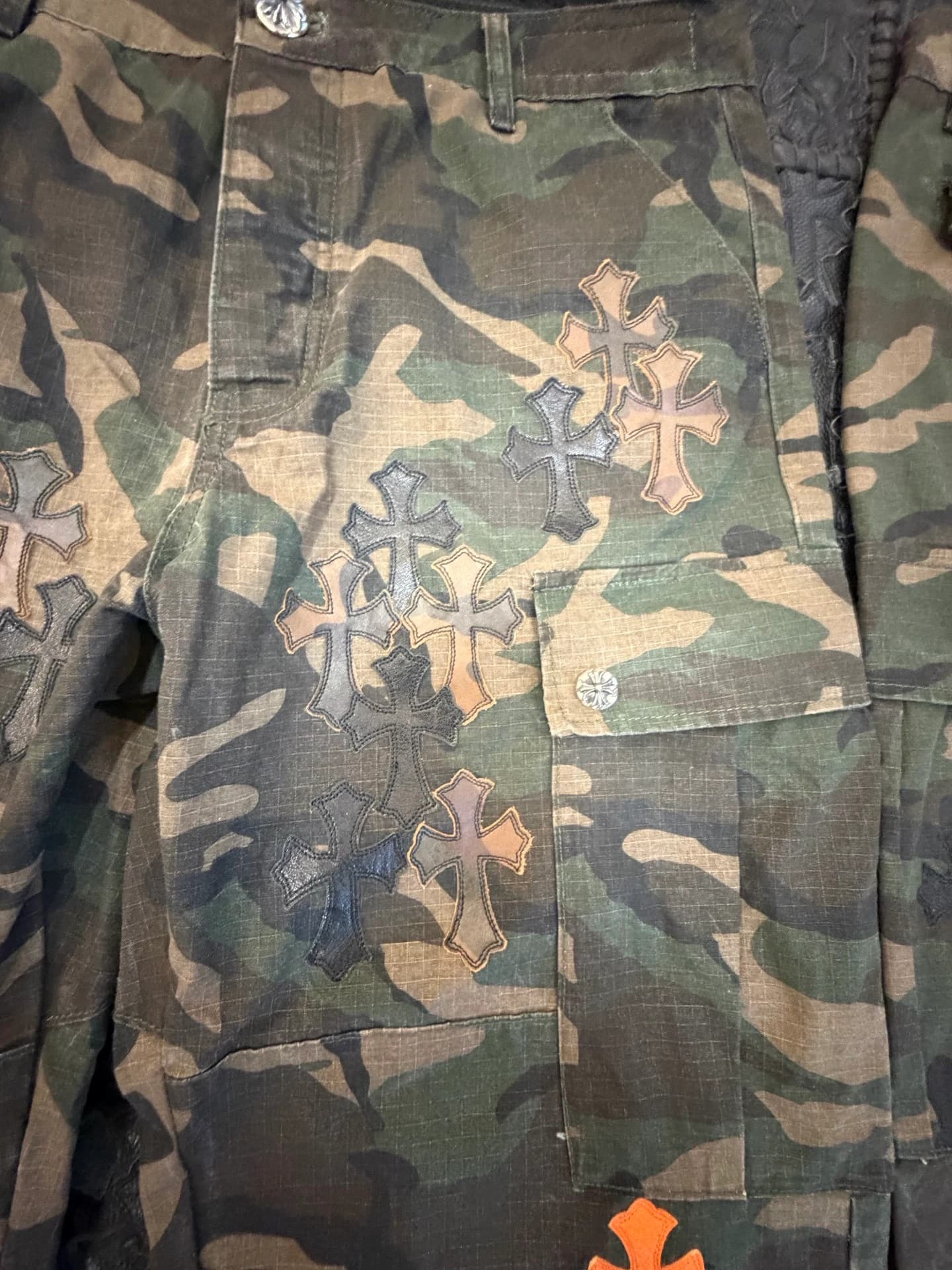 Chrome Hearts брюки-карго