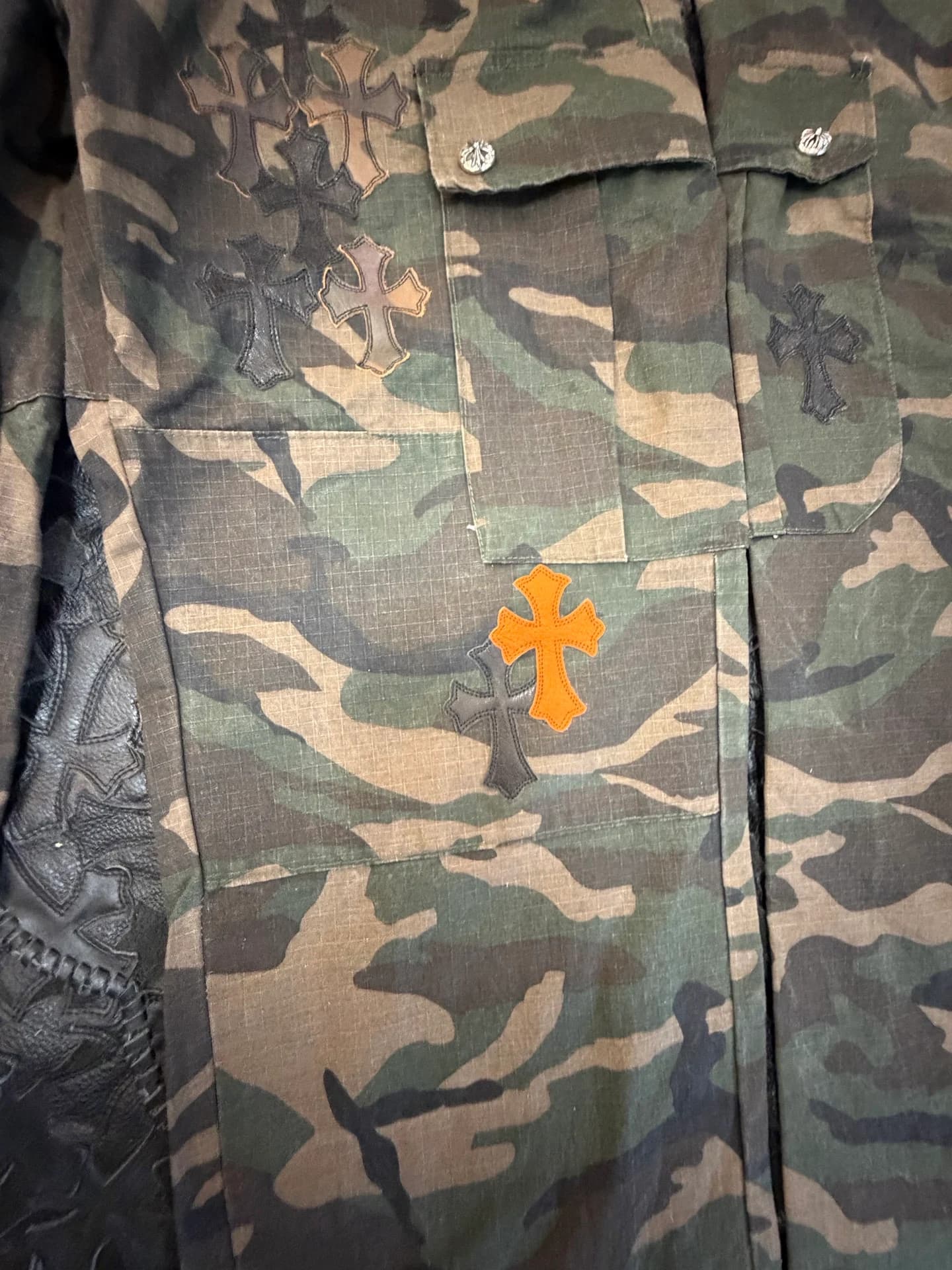 Chrome Hearts брюки-карго