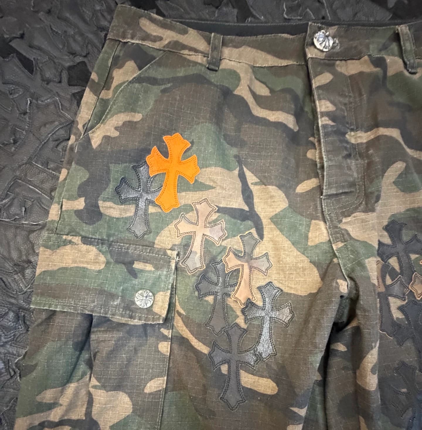 Chrome Hearts брюки-карго